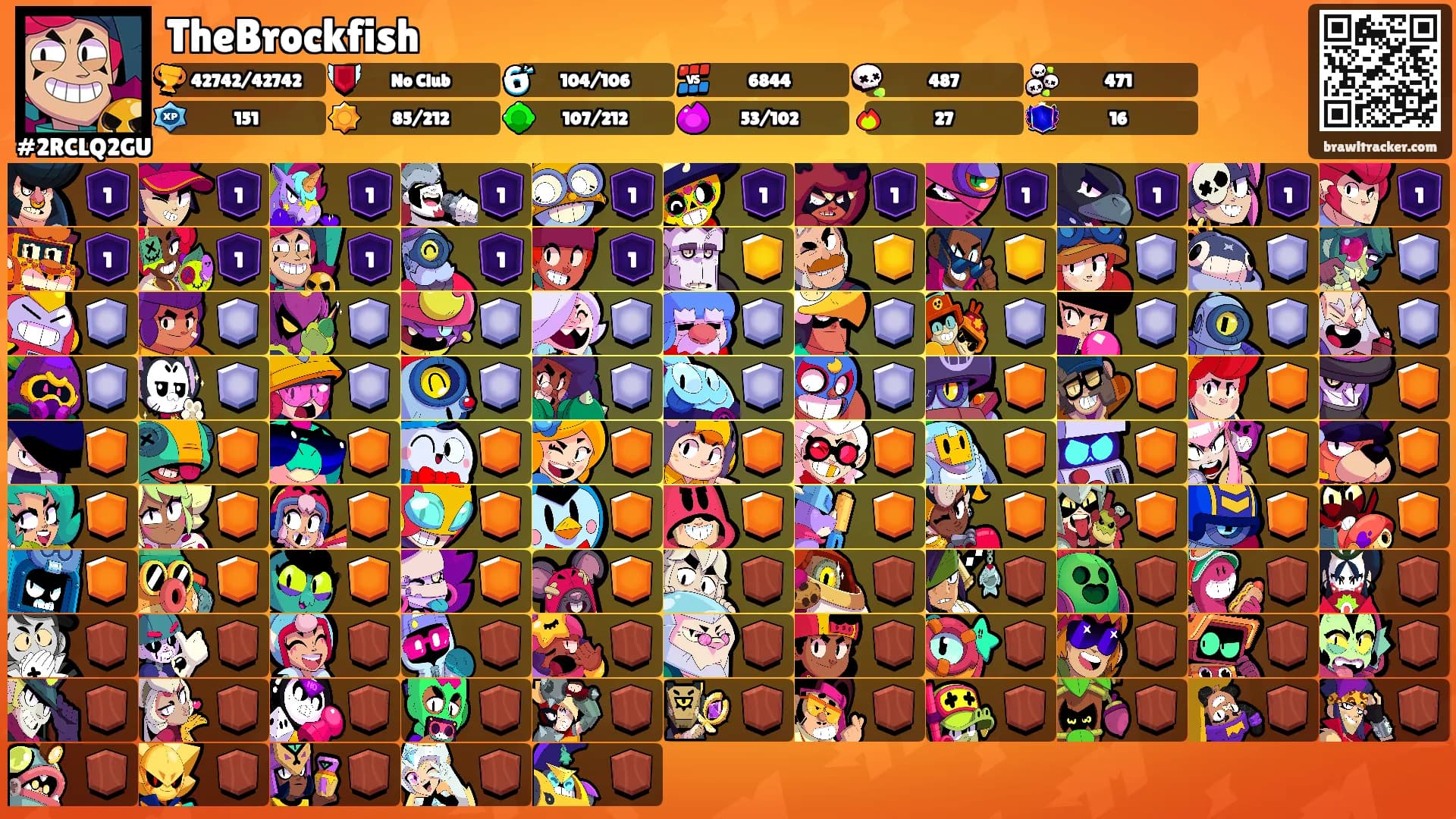 TheBrockfish's Ranks
