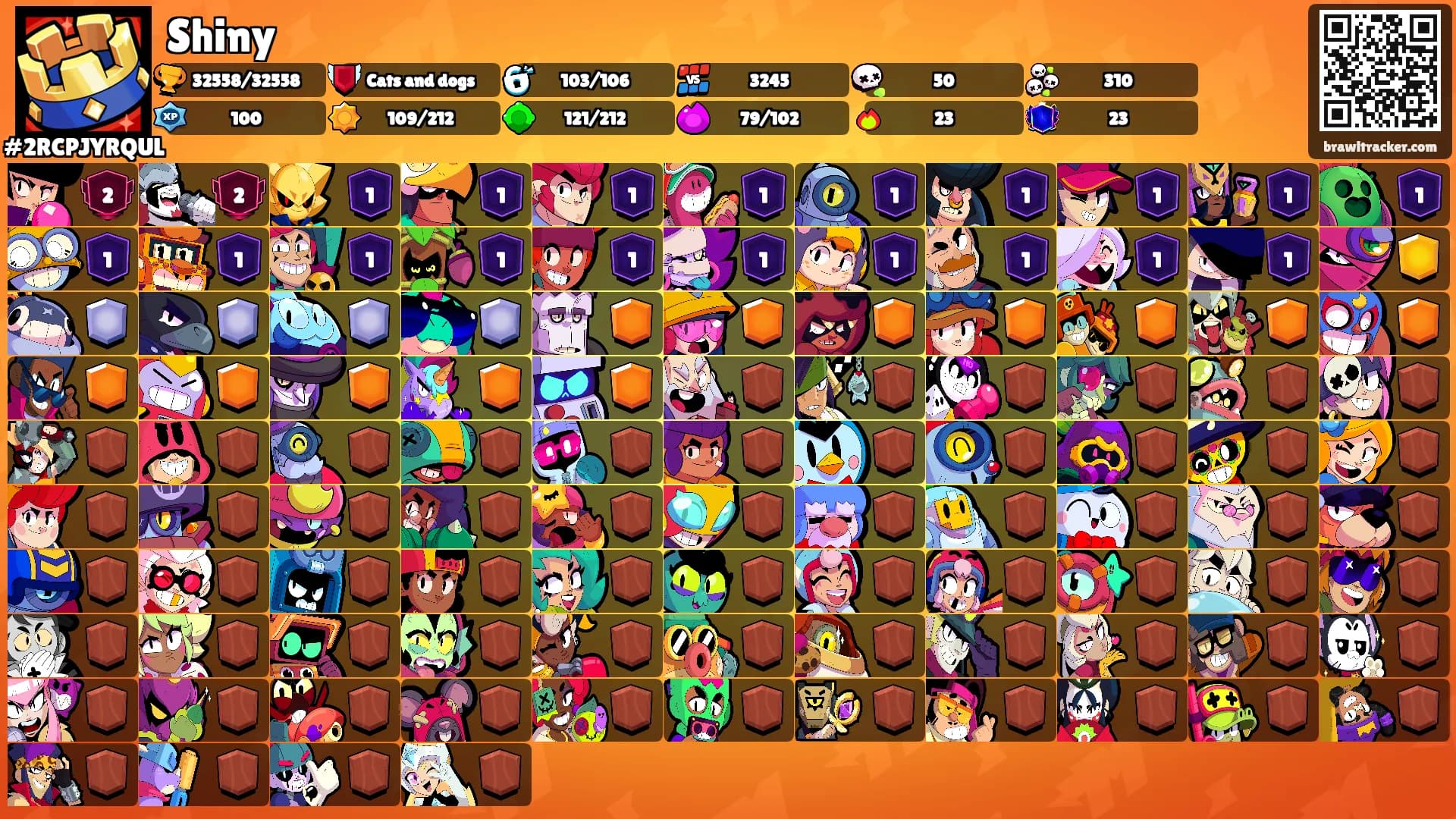 Shiny's Ranks