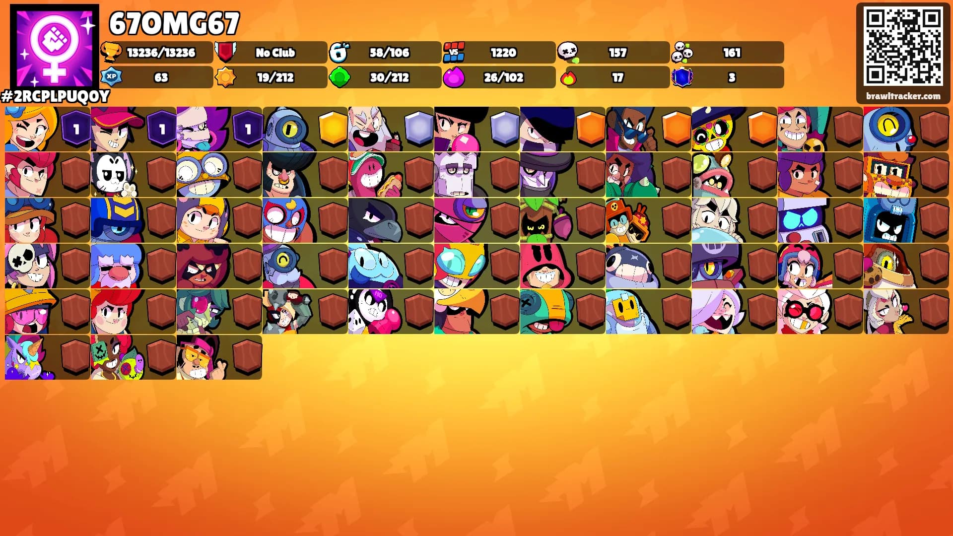 67OMG67's Ranks
