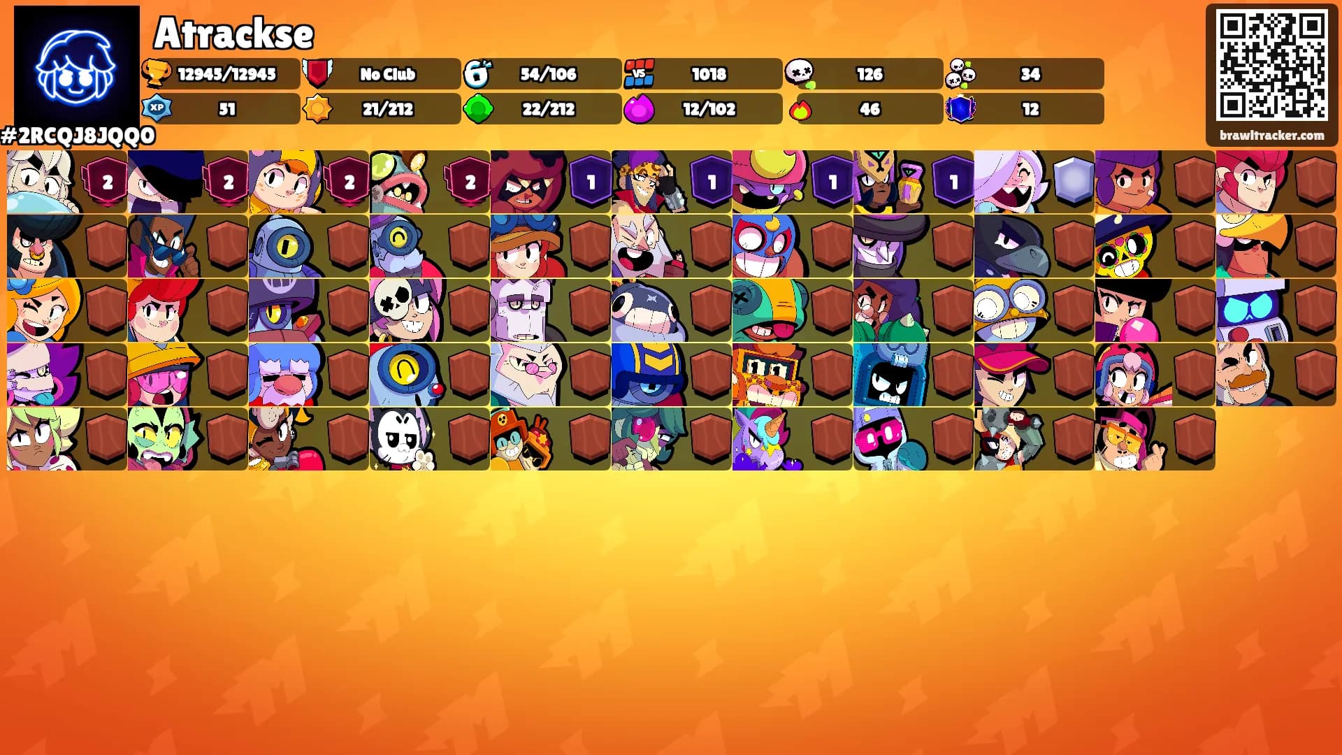 Atrackse's Ranks
