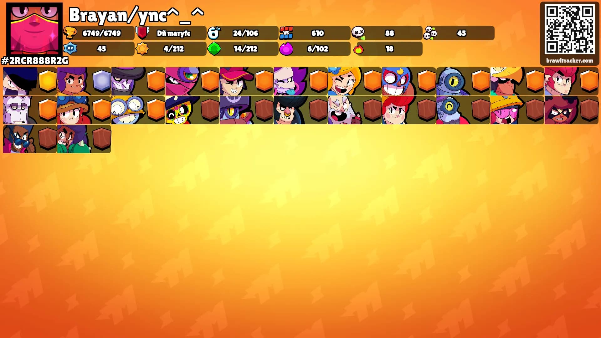 Brayan/ync^⁠_⁠^'s Ranks