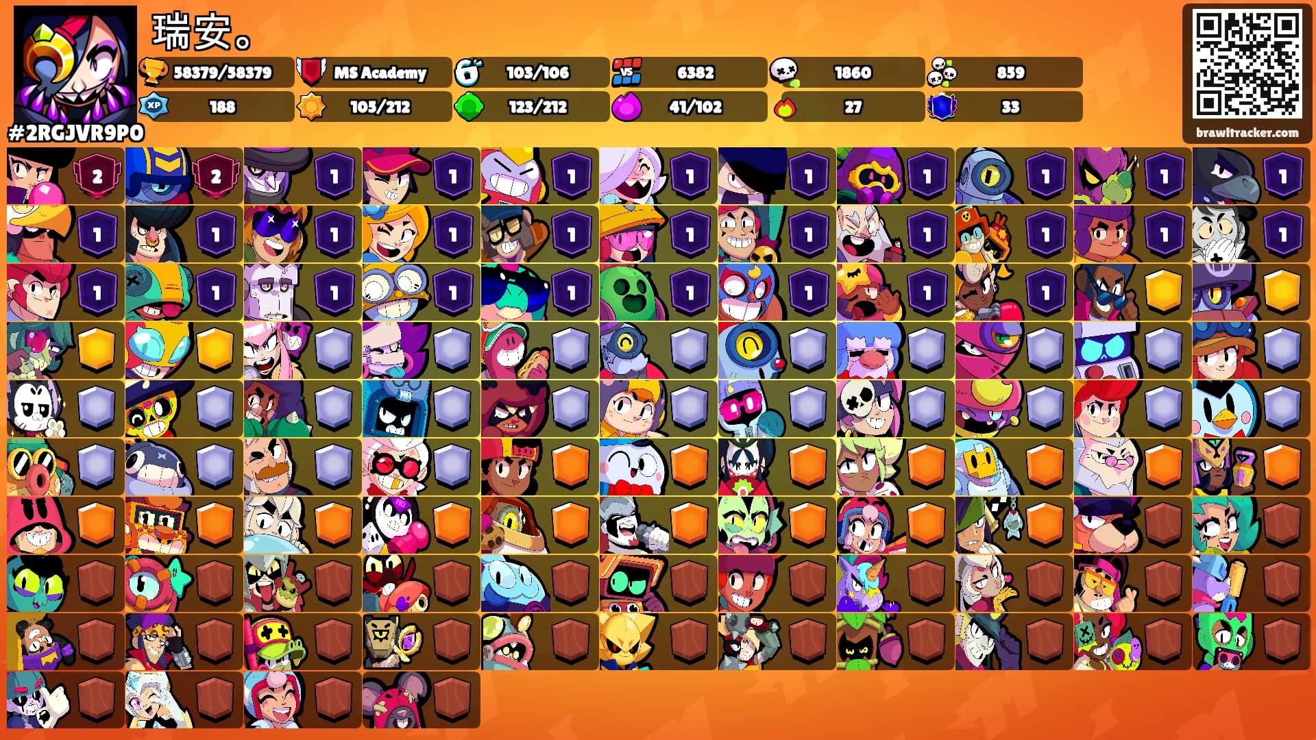 瑞安。's Ranks