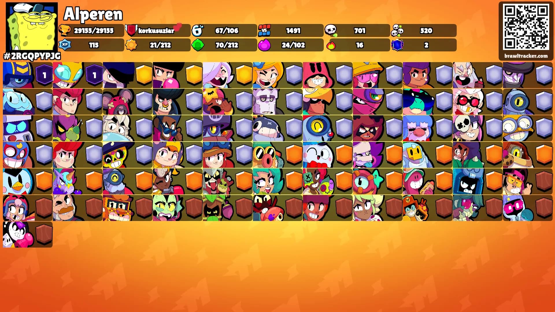 Alperen's Ranks