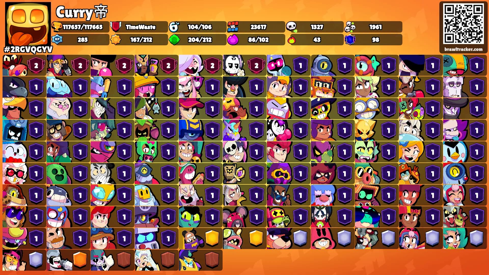 Curry帝's Ranks