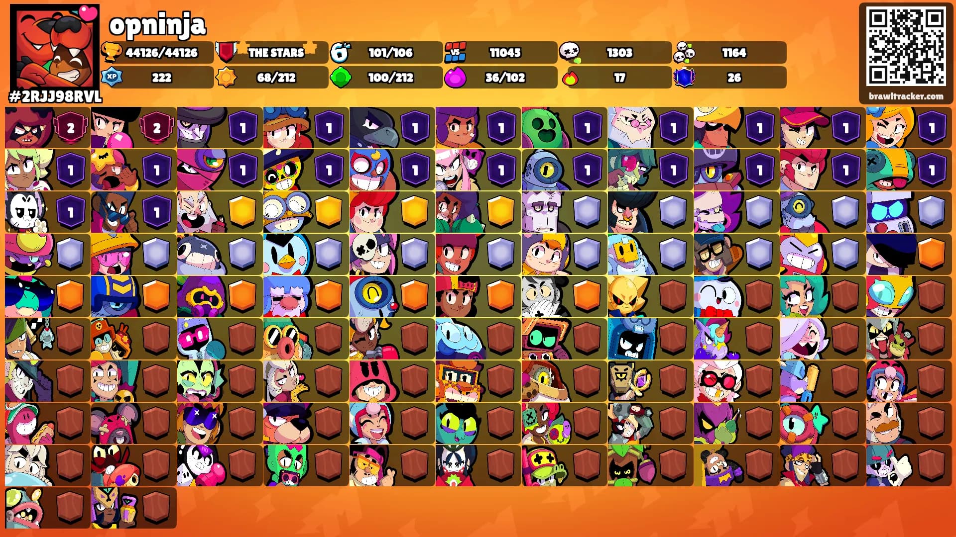 opninja's Ranks