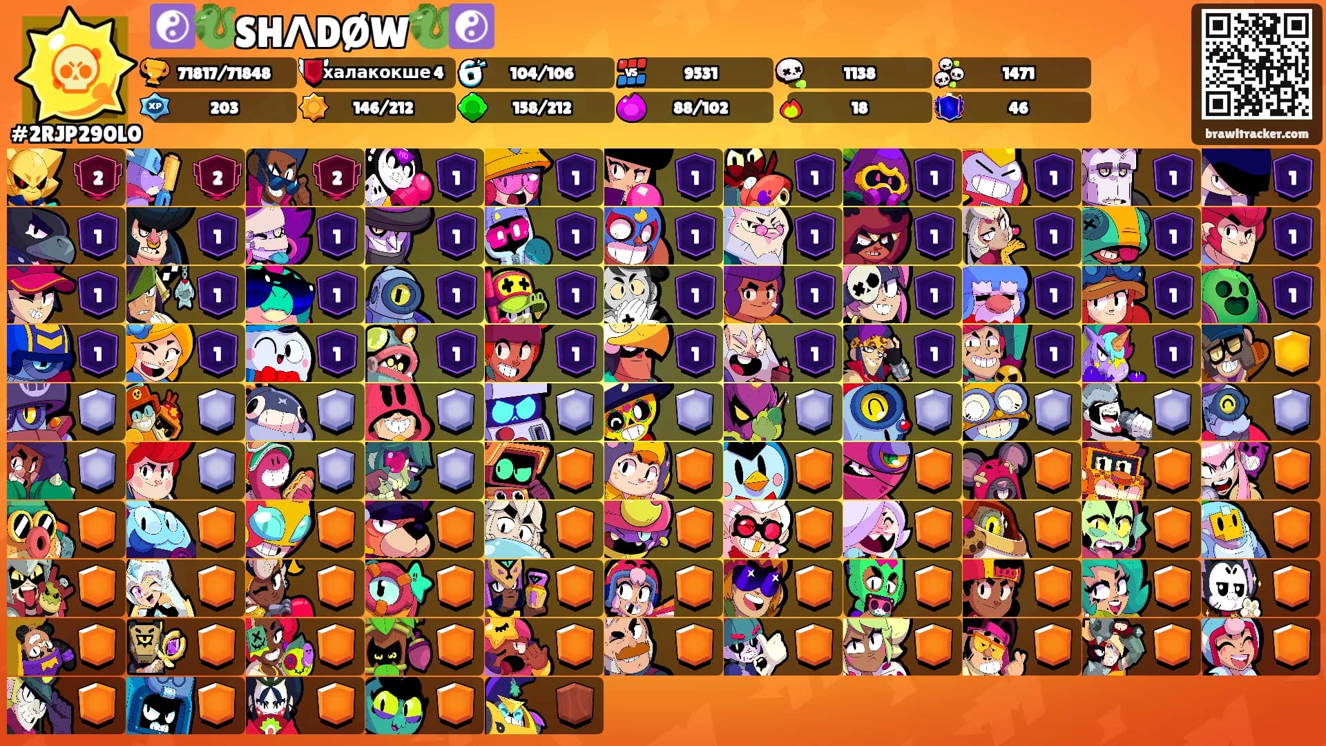 ☯️🐉SHΛDØW🐉☯️'s Ranks