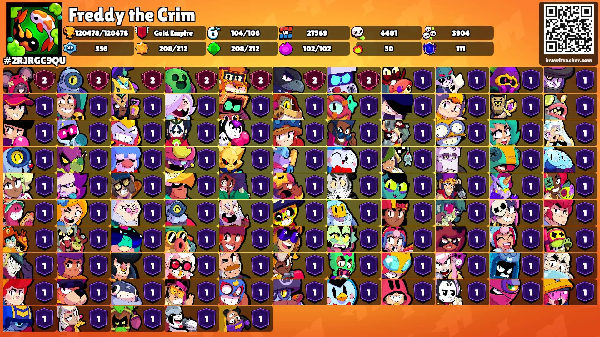 Freddy the Crim's Ranks