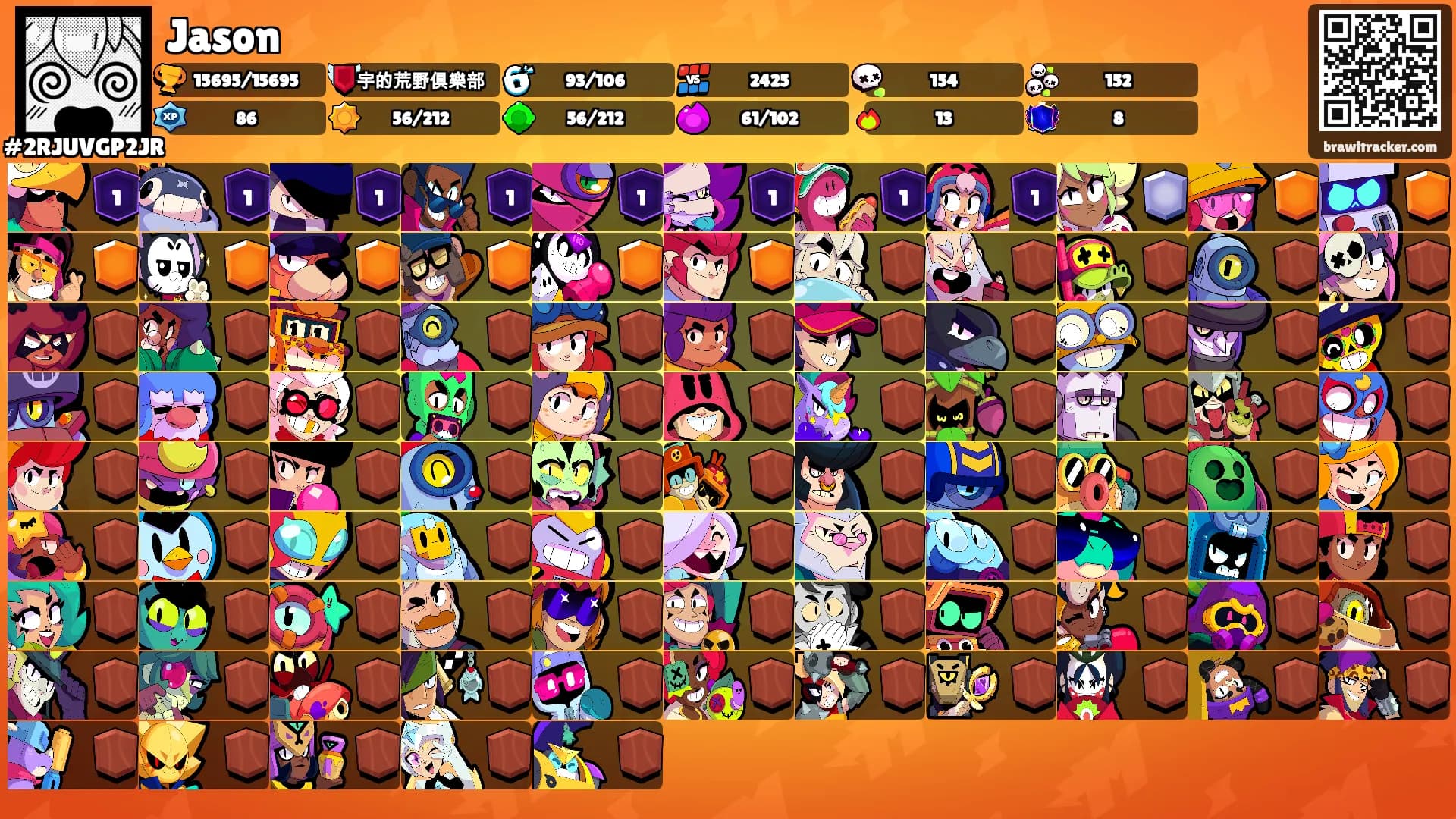 Jason's Ranks