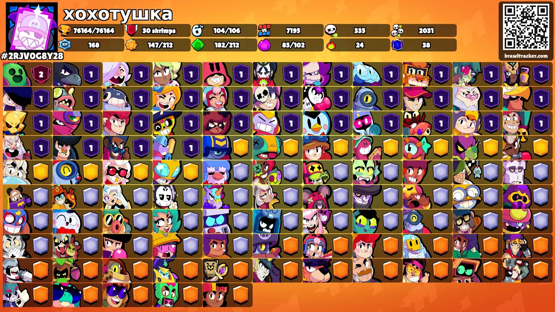 хохотушка's Ranks