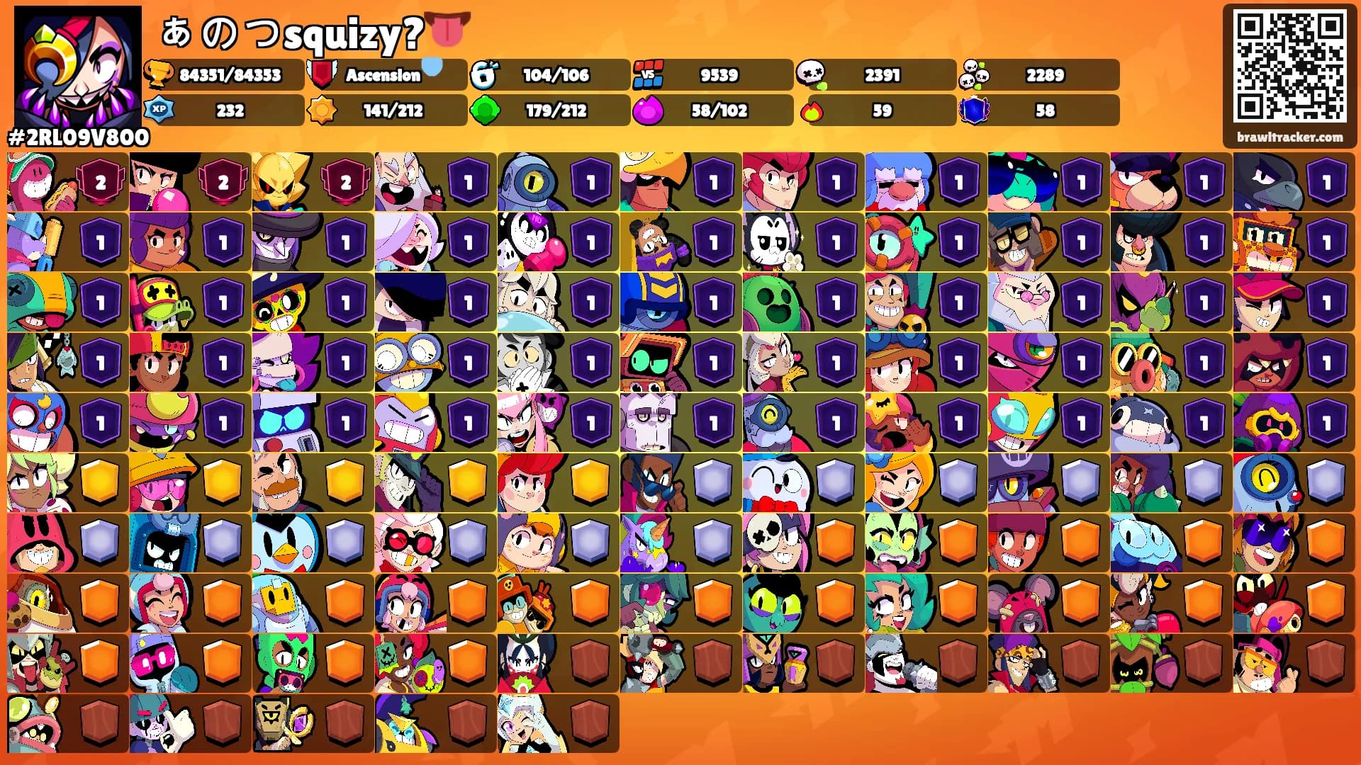 ぁのつsquizy?👅's Ranks