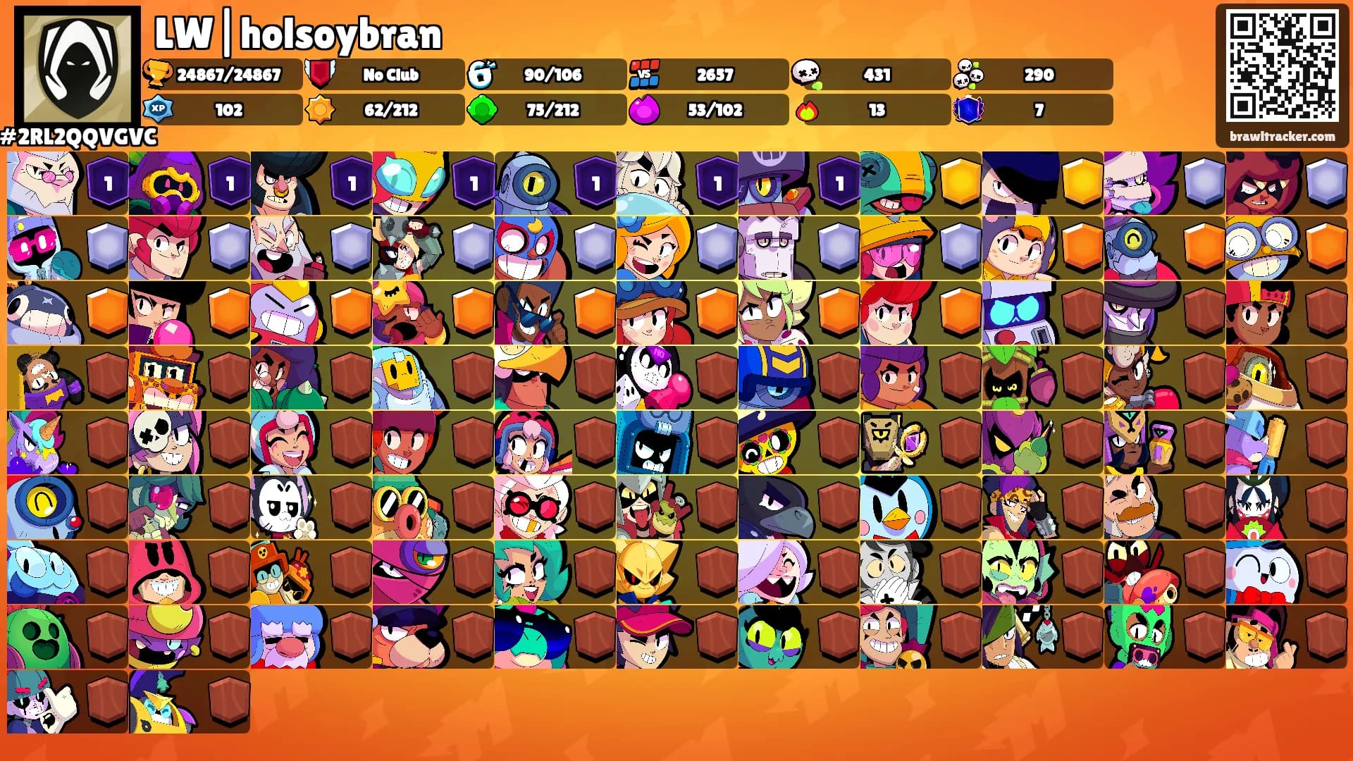 LW|holsoybran's Ranks
