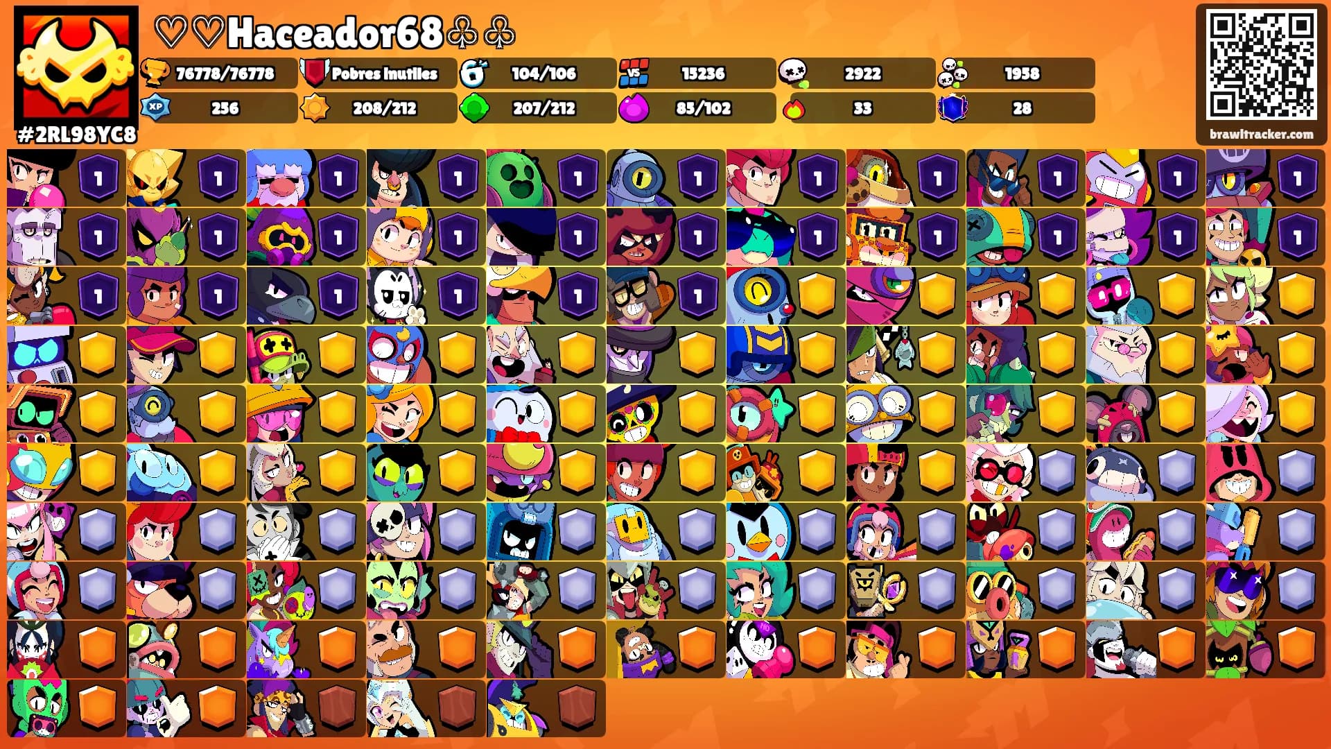 ♡♡Haceador68♧♧'s Ranks