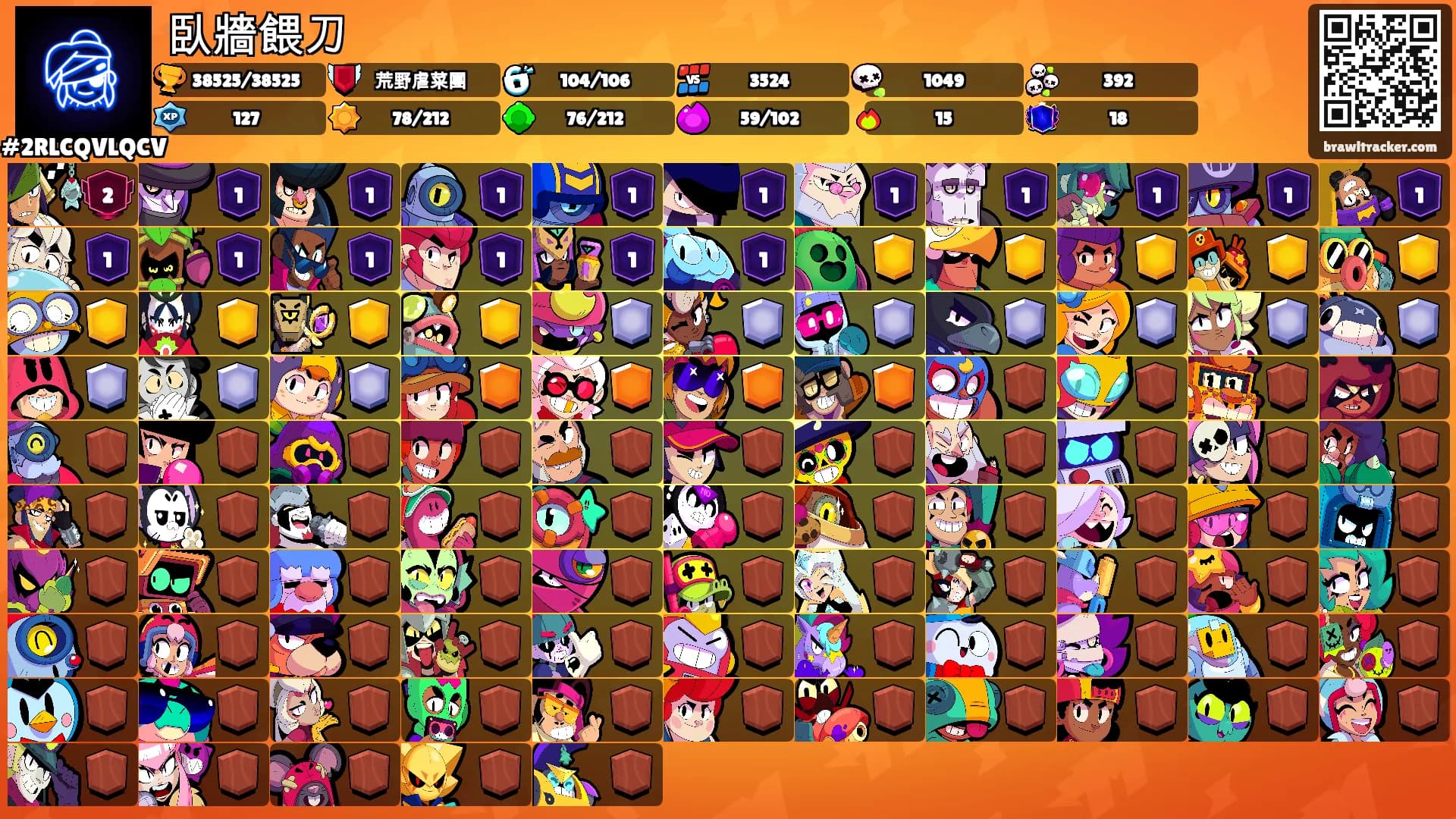 臥牆餵刀's Ranks