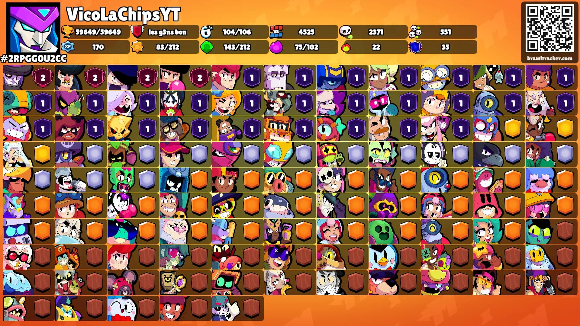 VicoLaChipsYT's Ranks