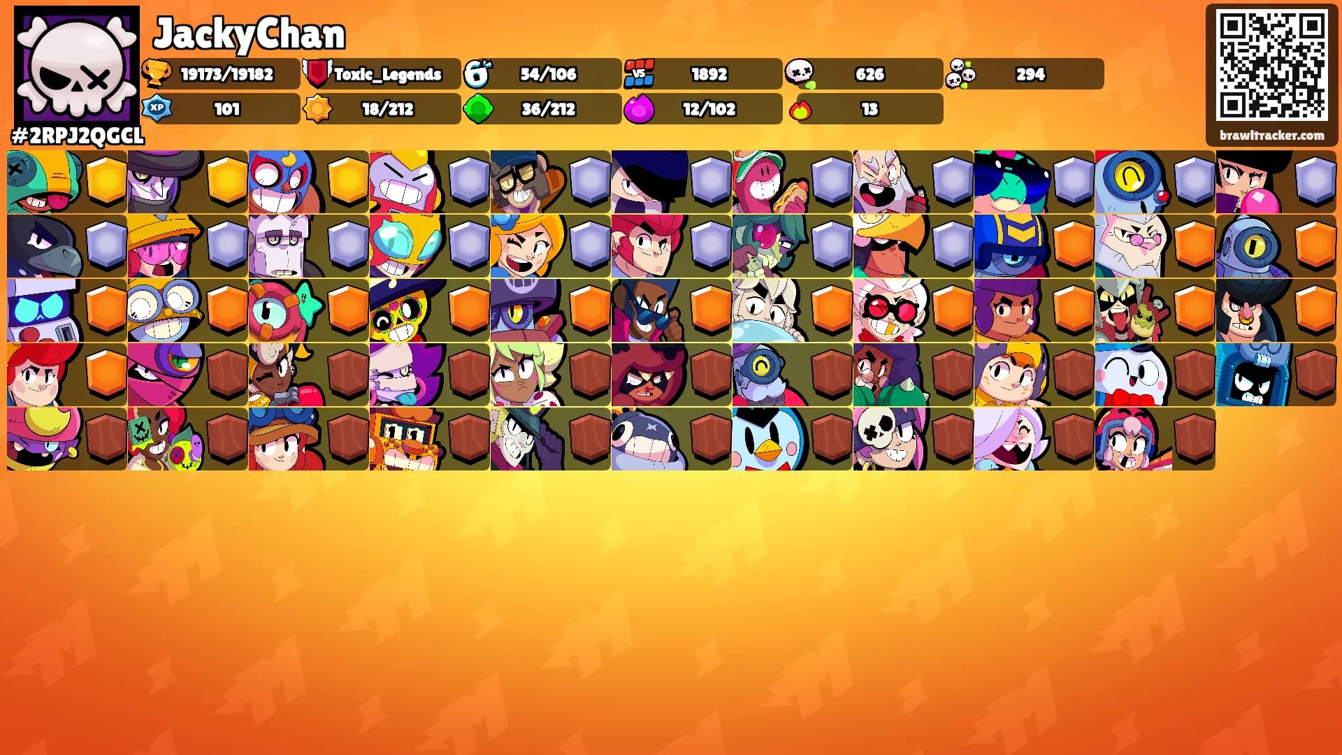 JackyChan's Ranks