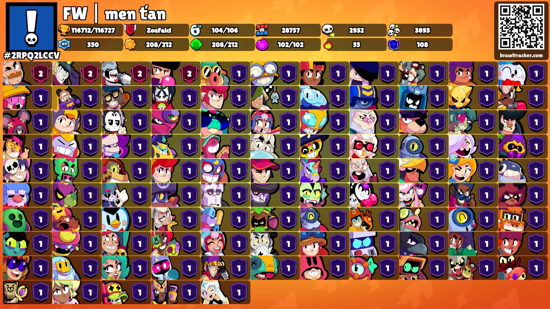 FW | men ťan's Ranks