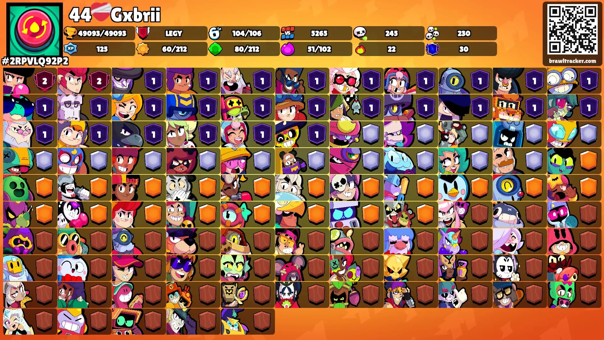 44❤️‍🩹Gxbrii's Ranks
