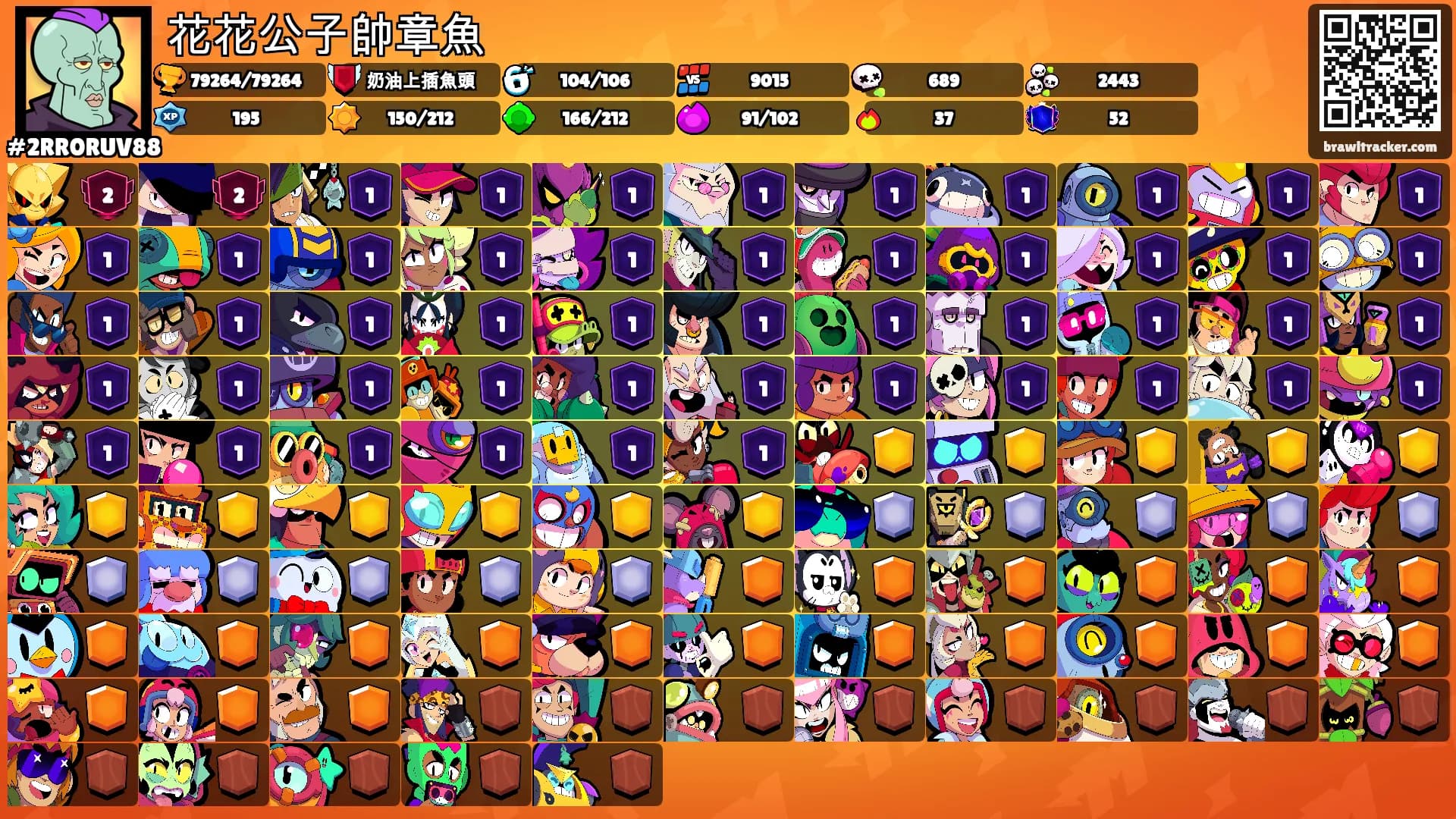 花花公子帥章魚's Ranks