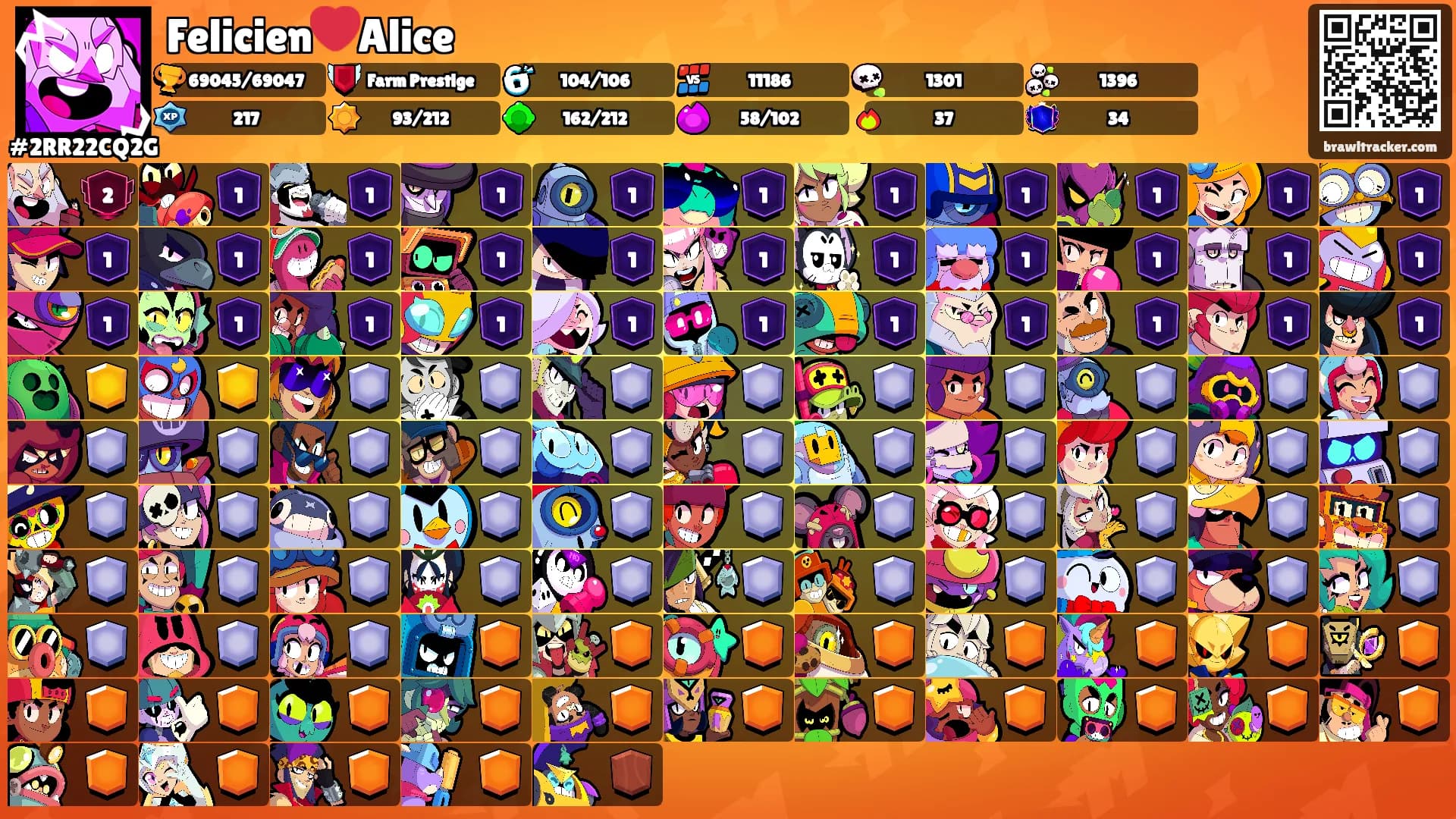 Felicien❤️Alice's Ranks