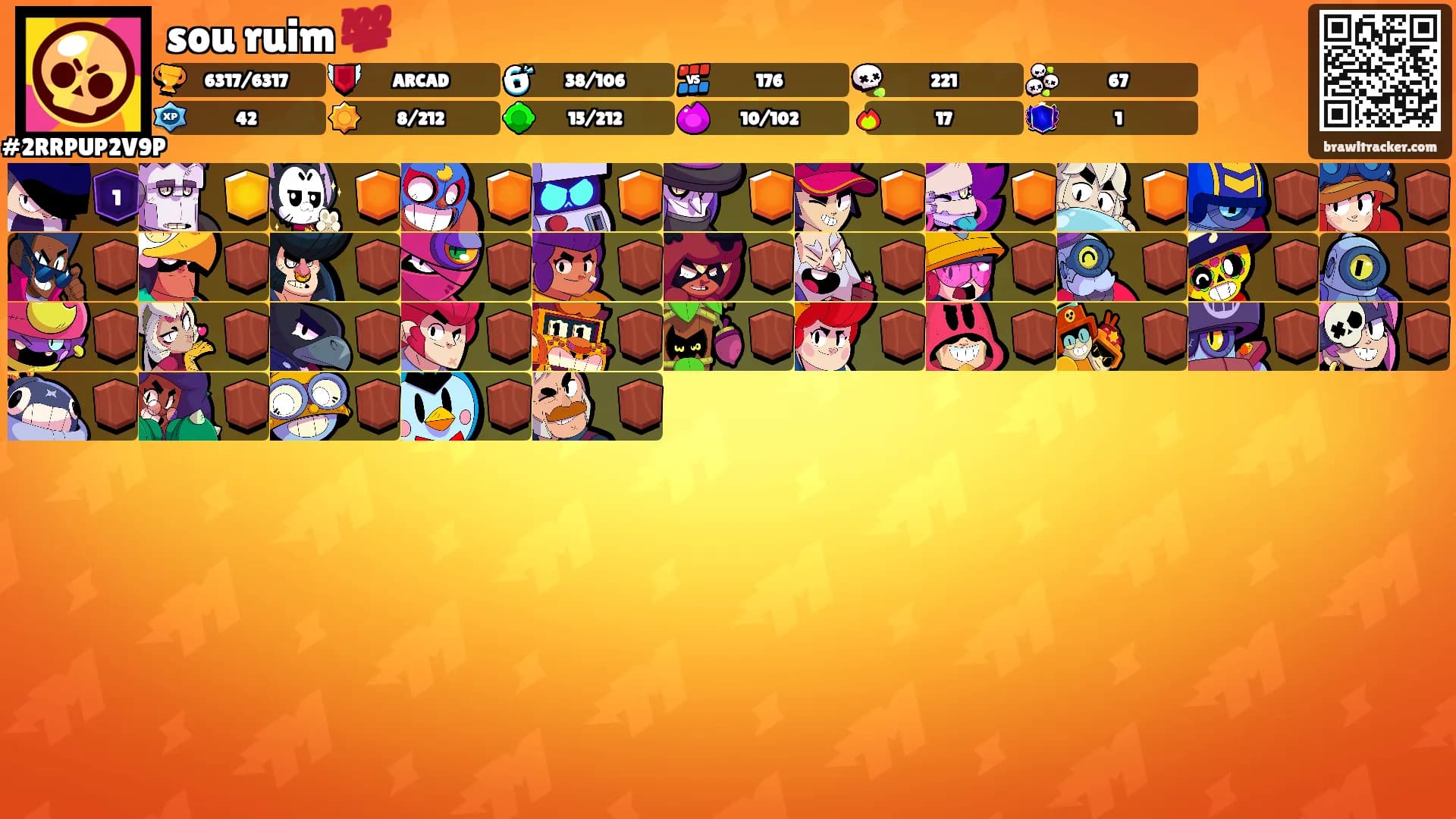 sou ruim 💯's Ranks
