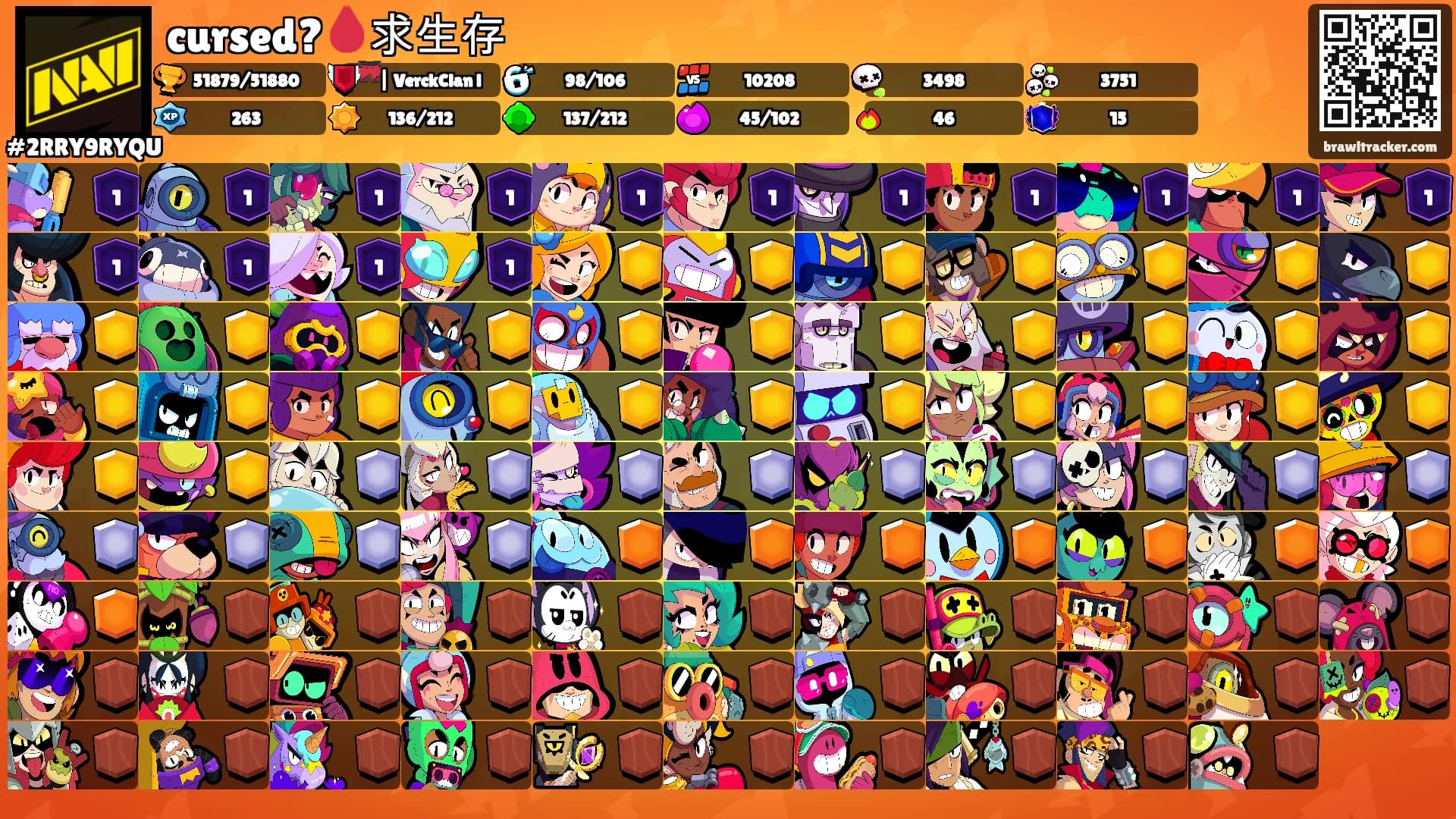cursed?🩸求生存's Ranks