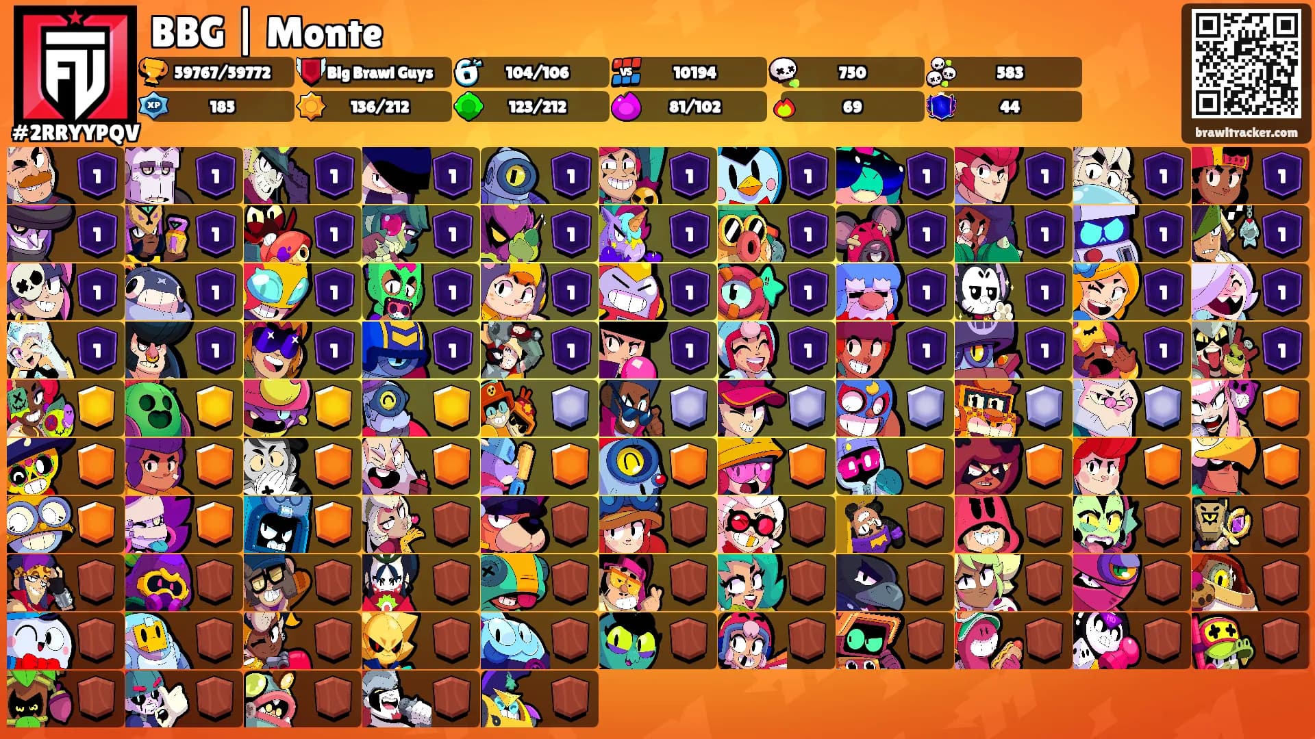 BBG | Monte's Ranks