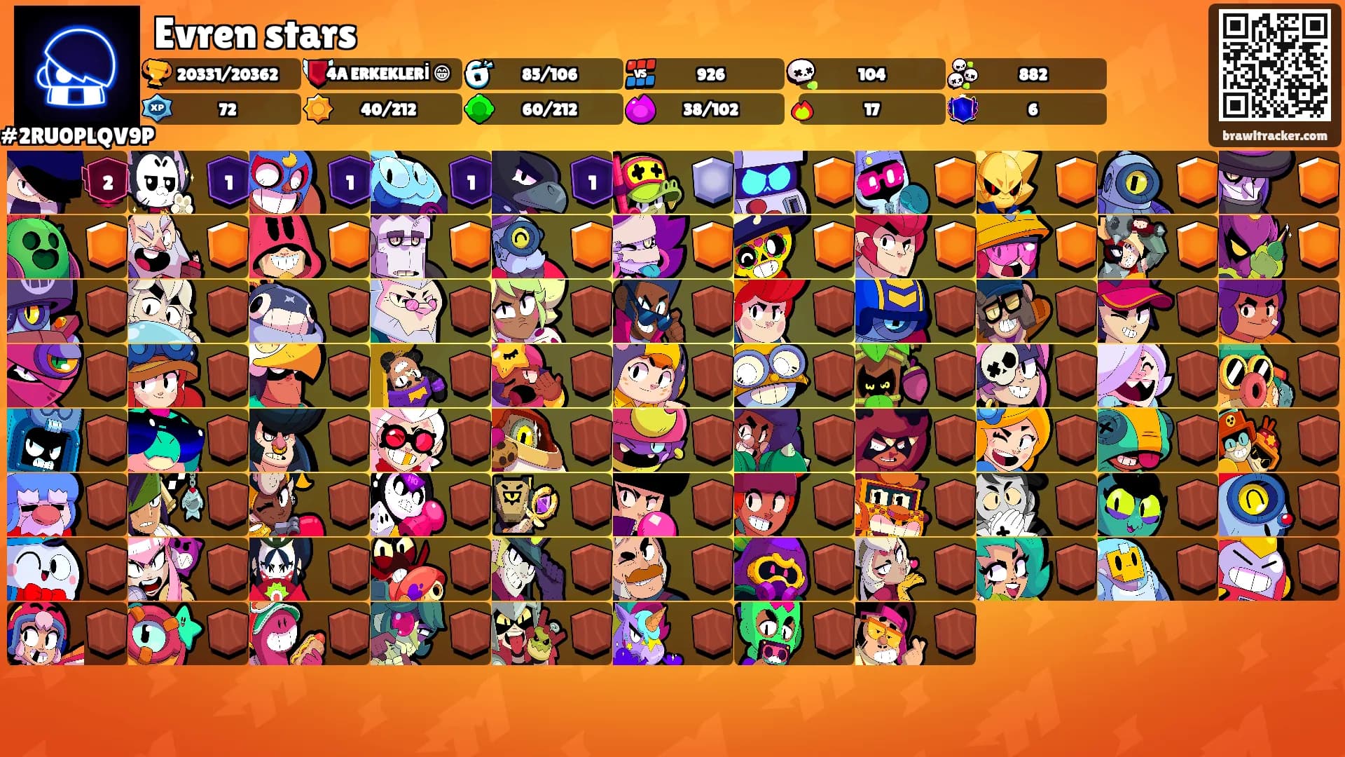 Evren stars's Ranks