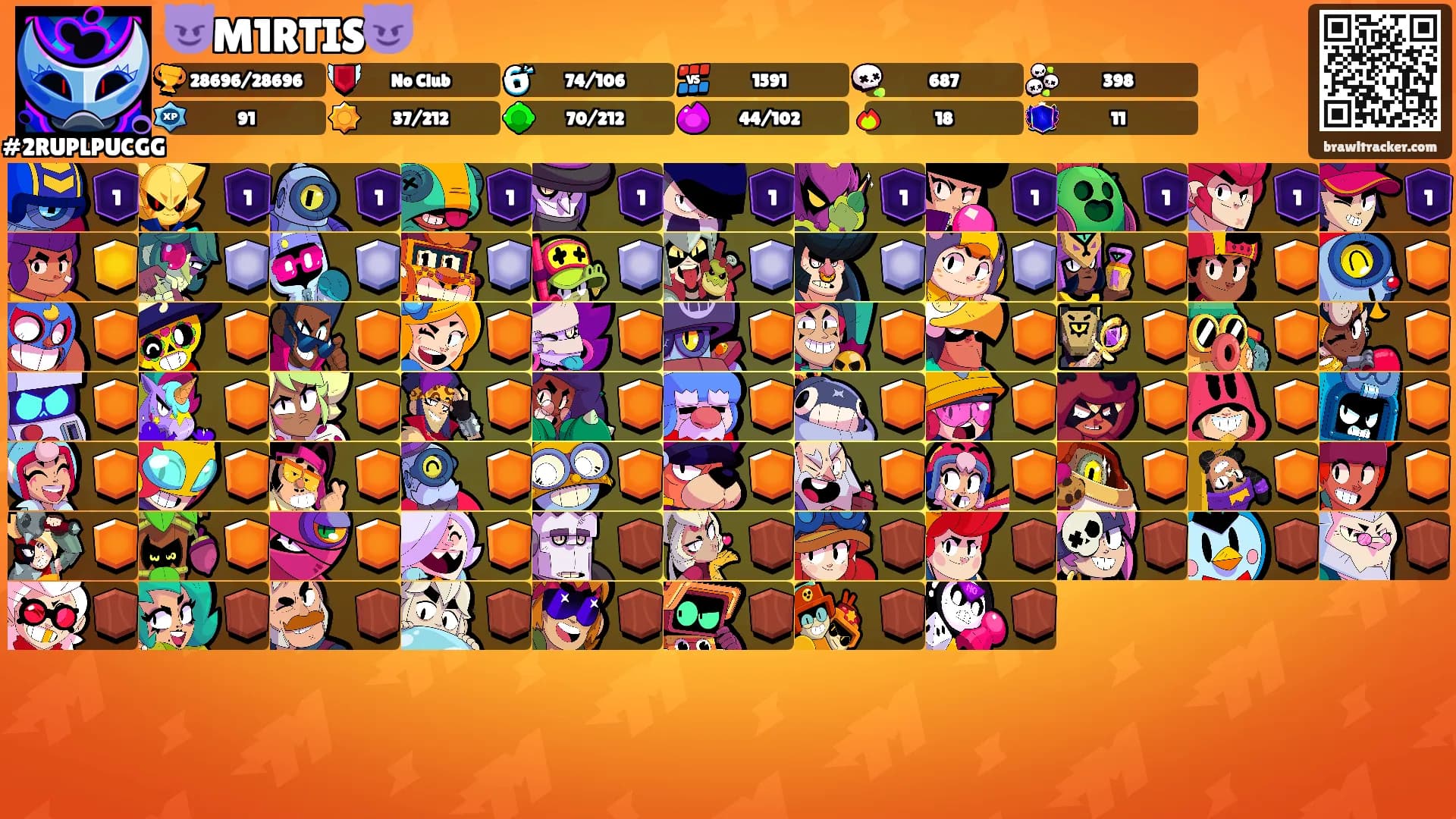 😈M1RTIS😈's Ranks