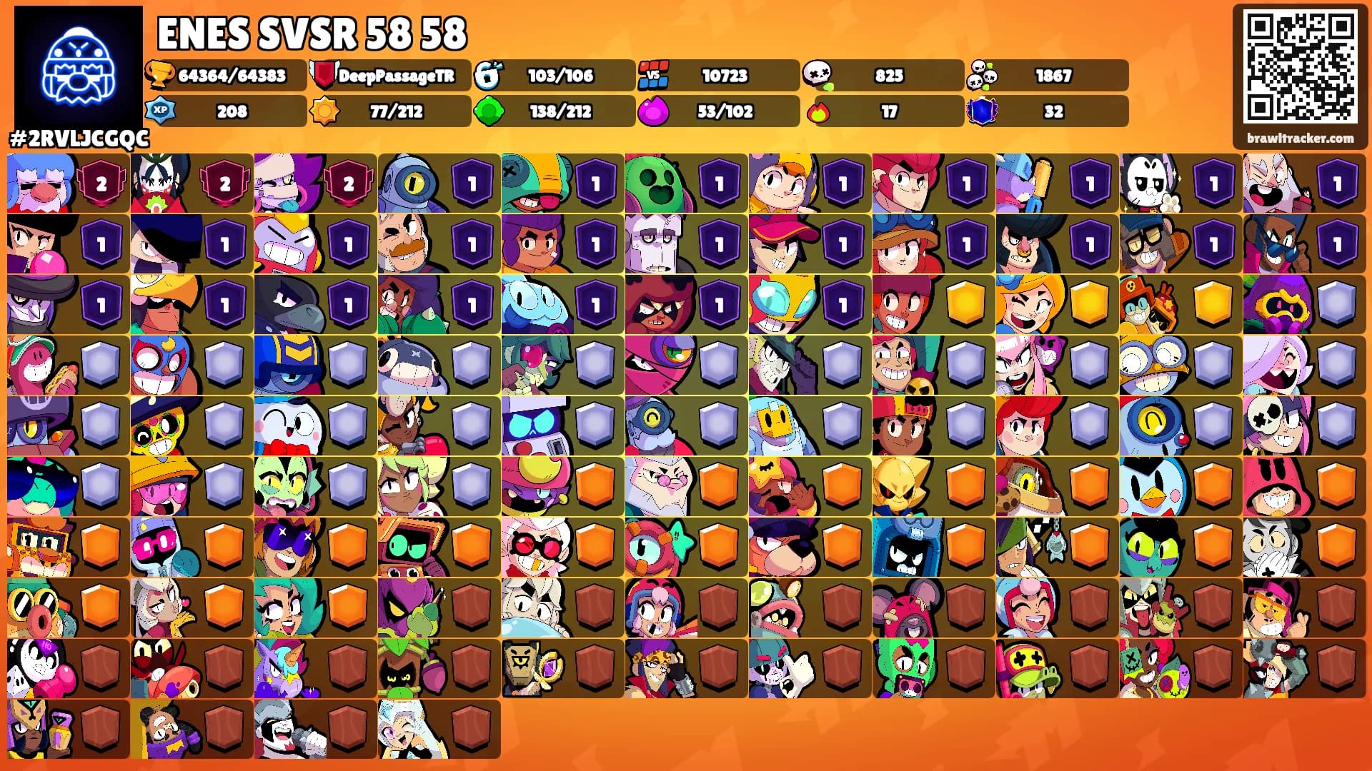 ENES SVSR 58 58's Ranks