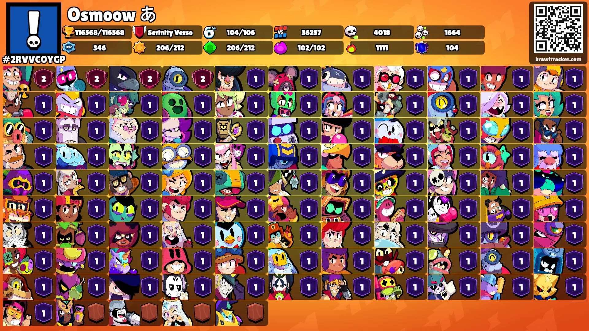 Osmoow あ's Ranks