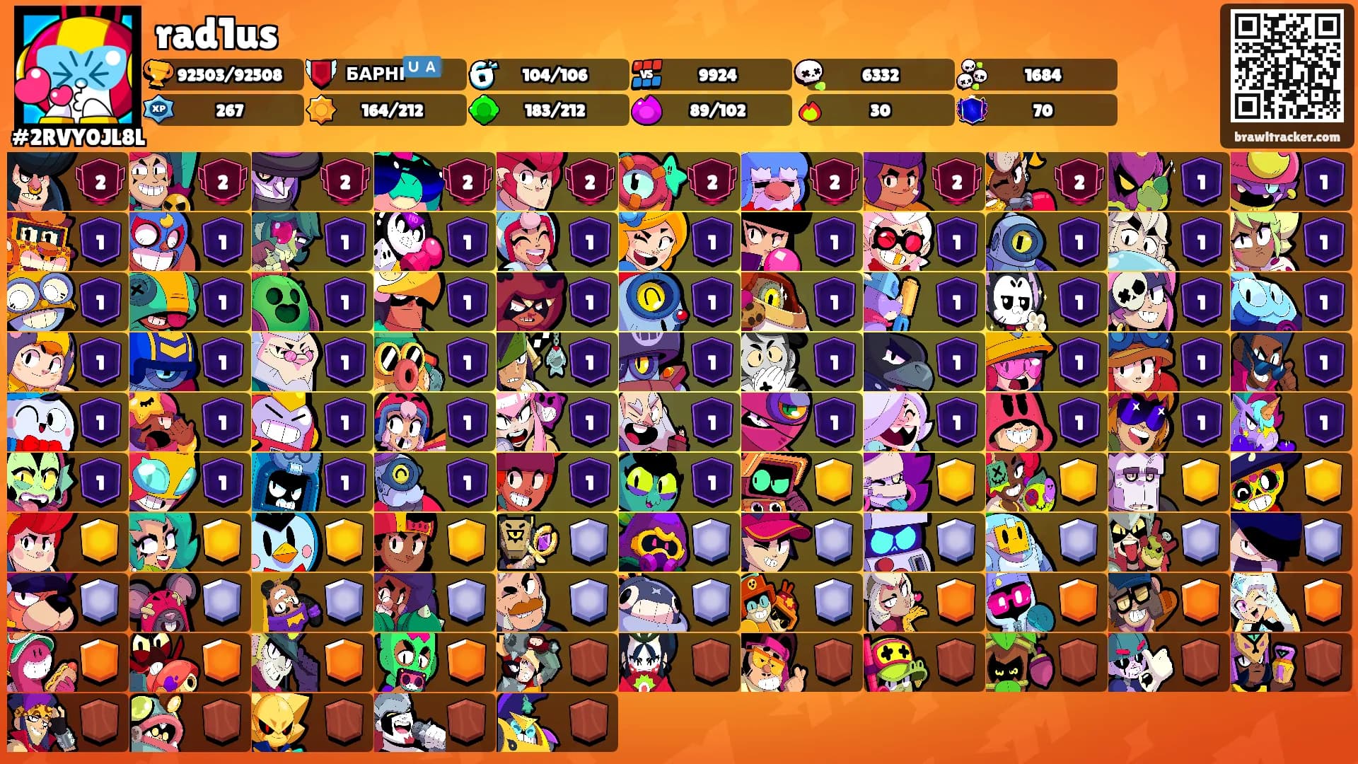 rad1us's Ranks