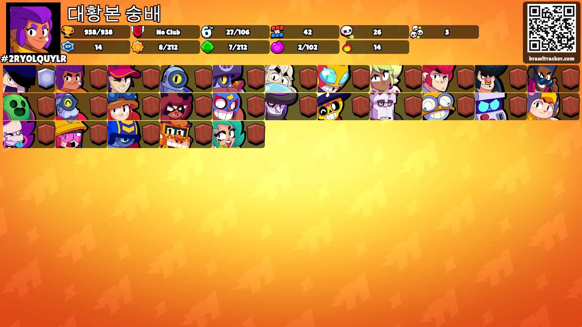대황본 숭배's Ranks