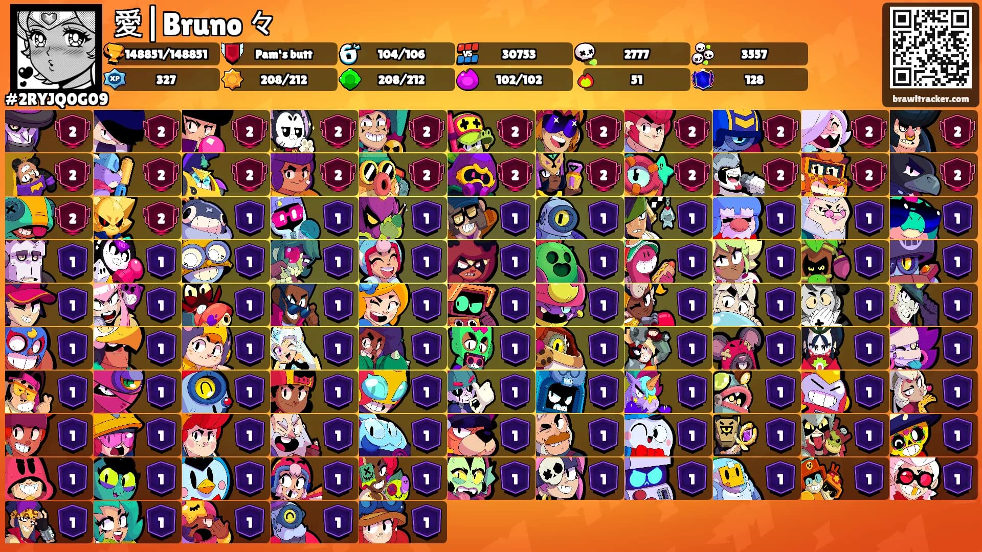 愛|Bruno 々's Ranks