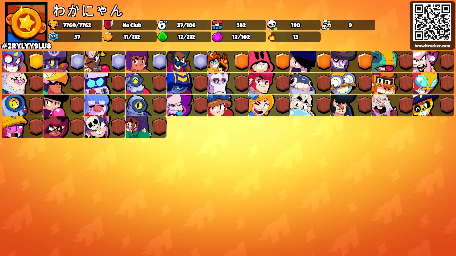 わかにゃん's Ranks