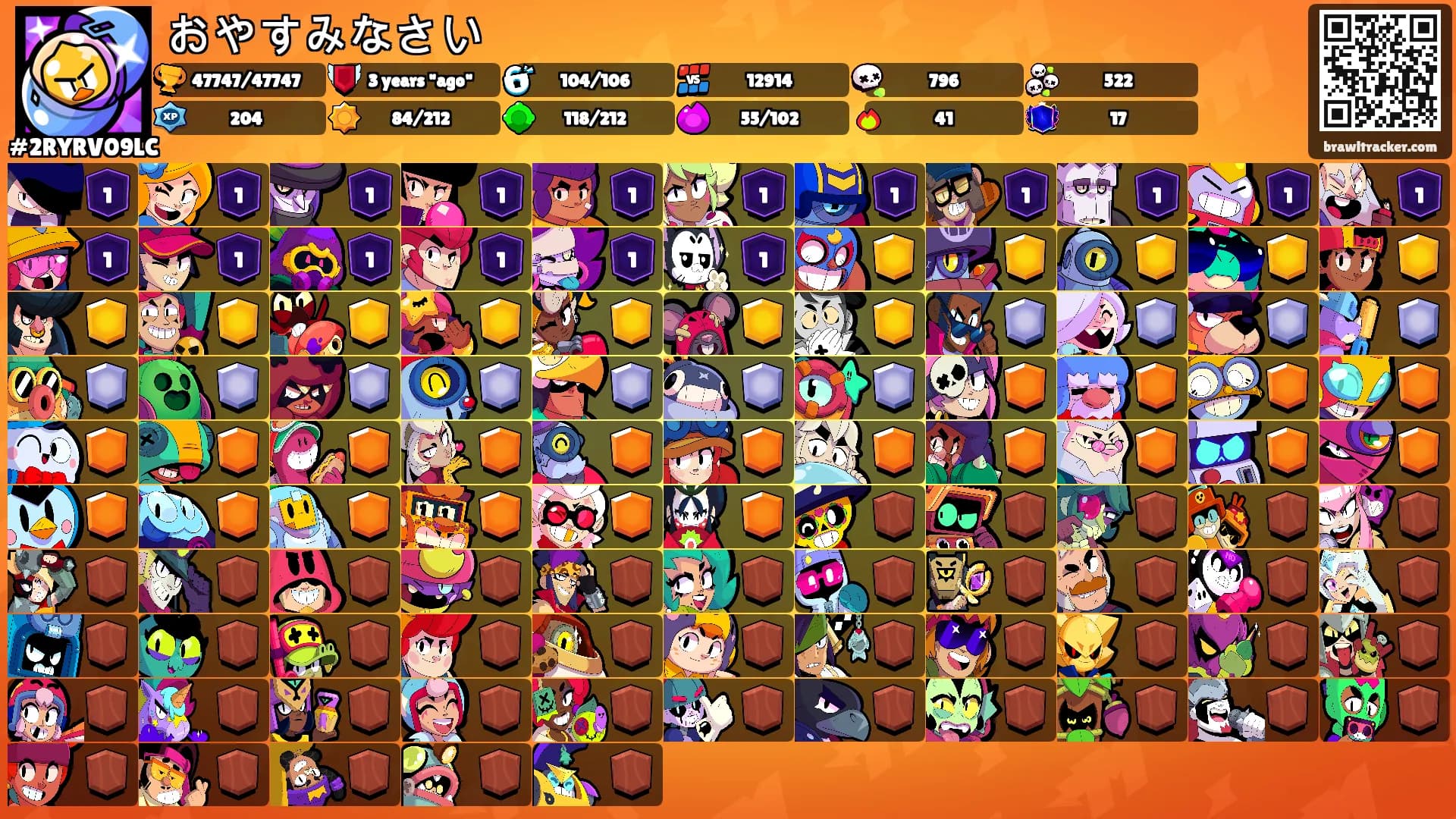 おやすみなさい's Ranks