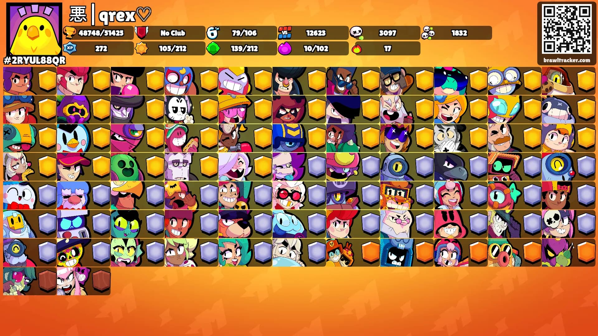 悪|qrex♡'s Ranks