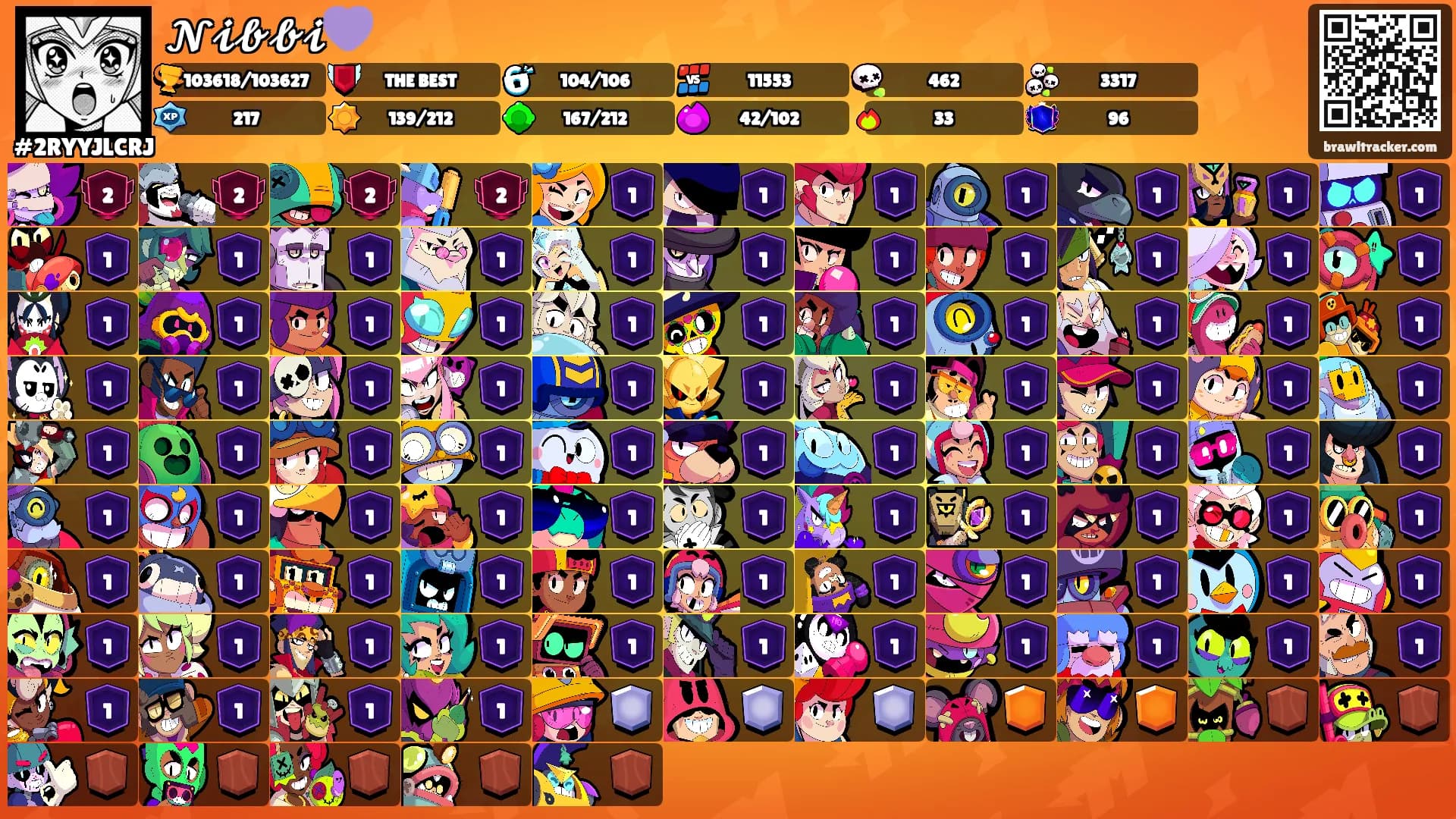 𝓝𝓲𝓫𝓫𝓲💜's Ranks