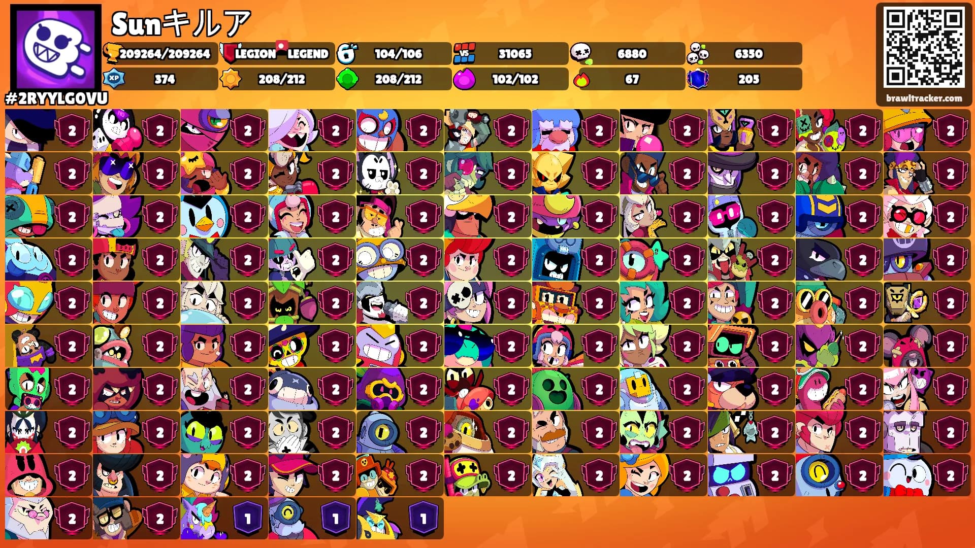 Sunキルア's Ranks