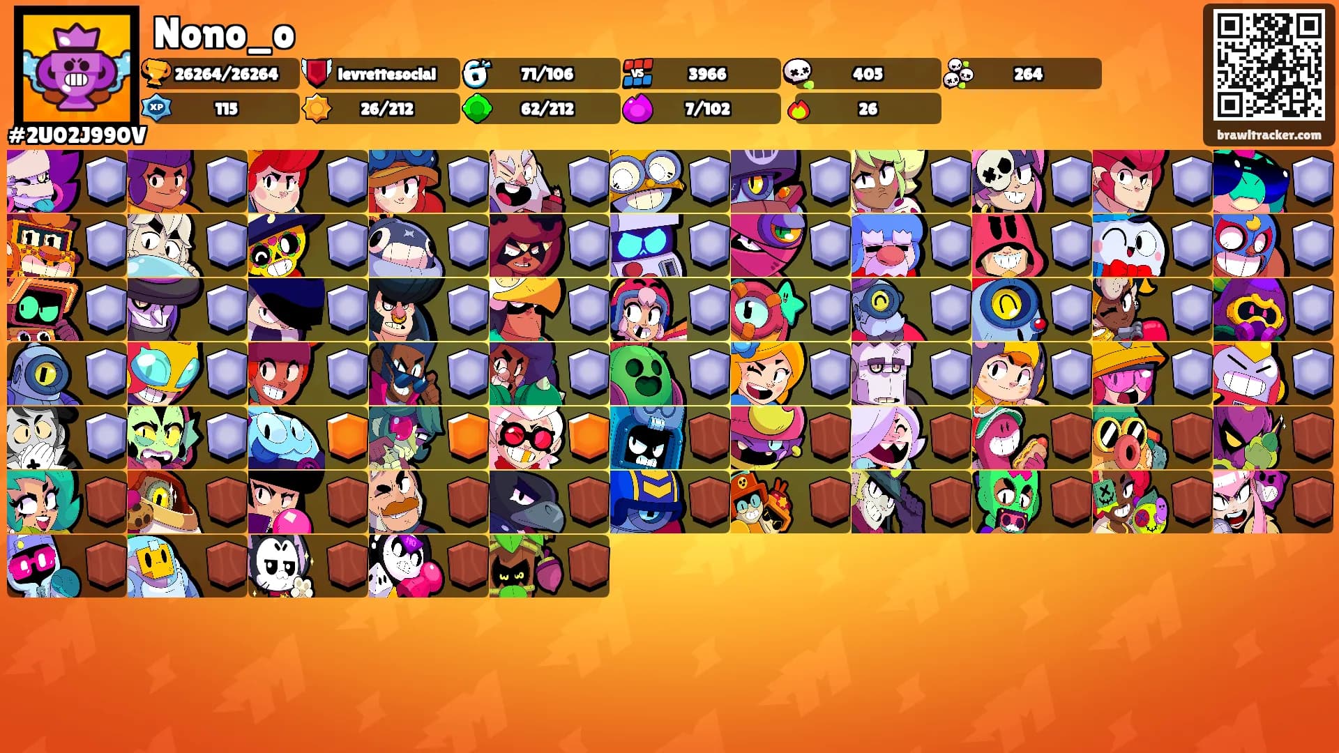 Nono_o's Ranks