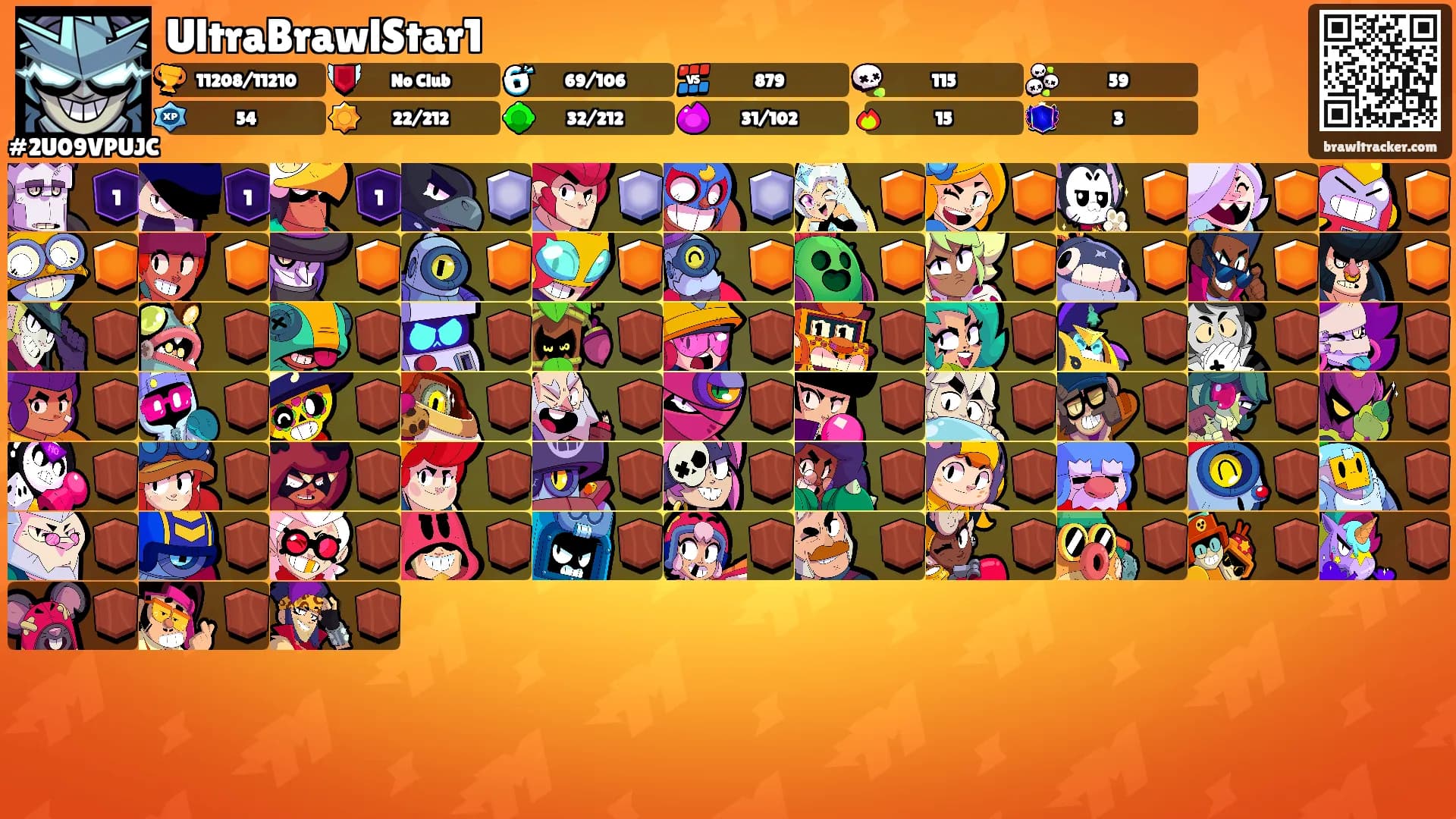 UltraBrawlStar1's Ranks