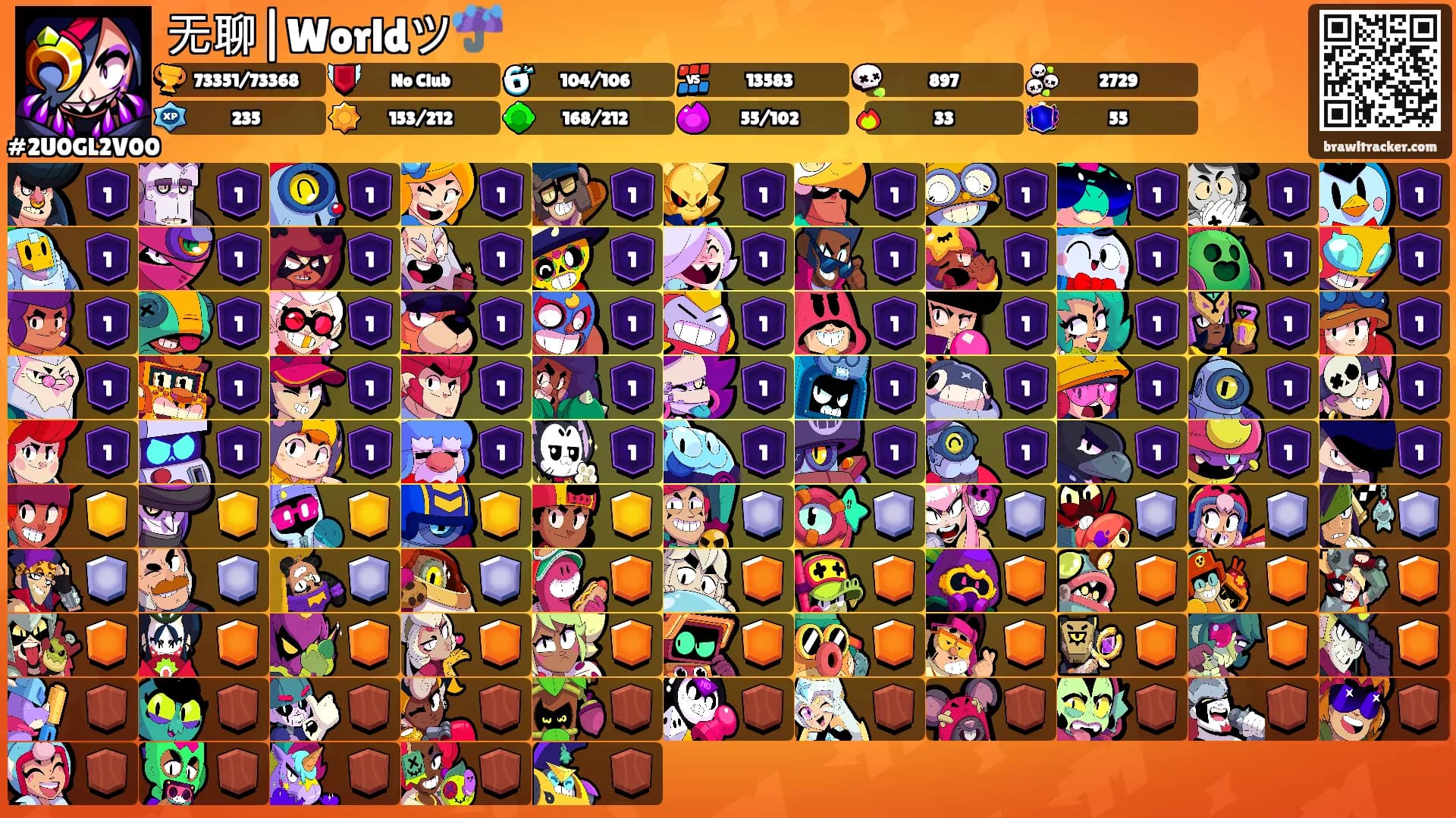 无聊|Worldツ☔'s Ranks