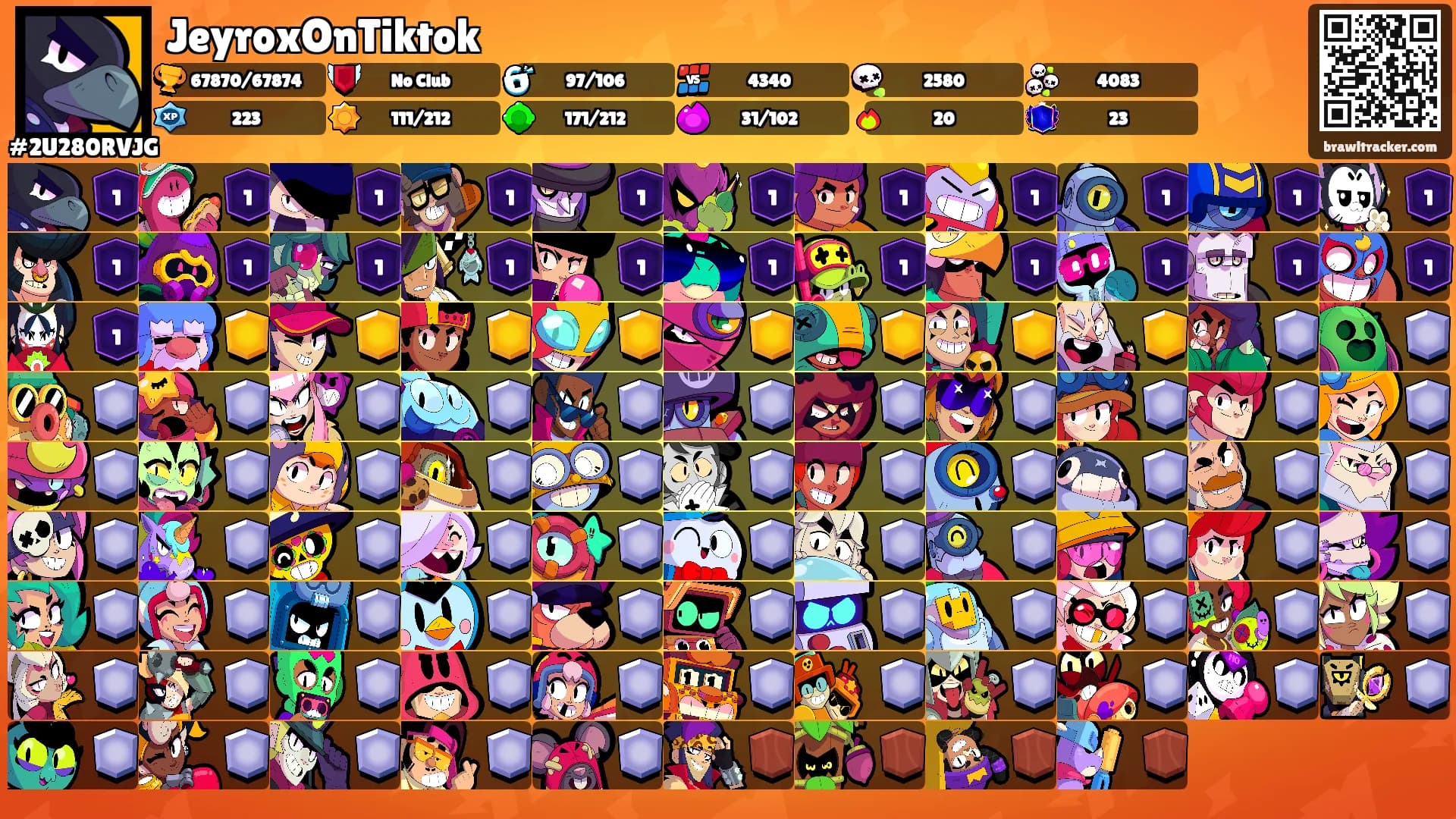 JeyroxOnTiktok's Ranks
