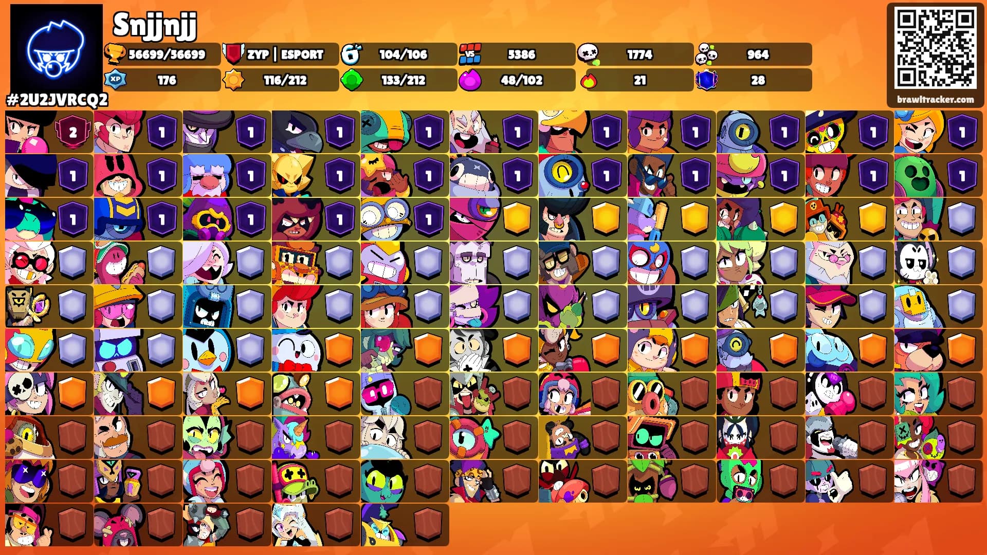 Snjjnjj's Ranks