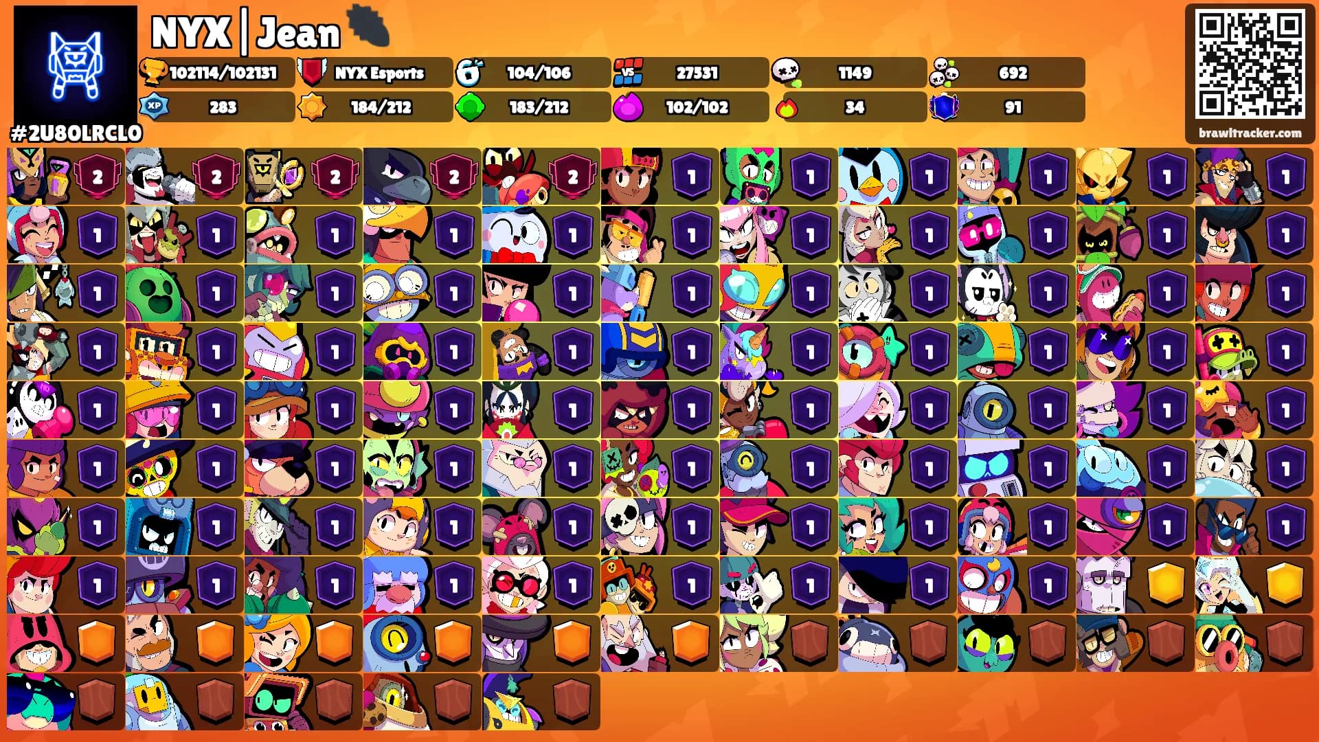 NYX|Jean 🐜's Ranks