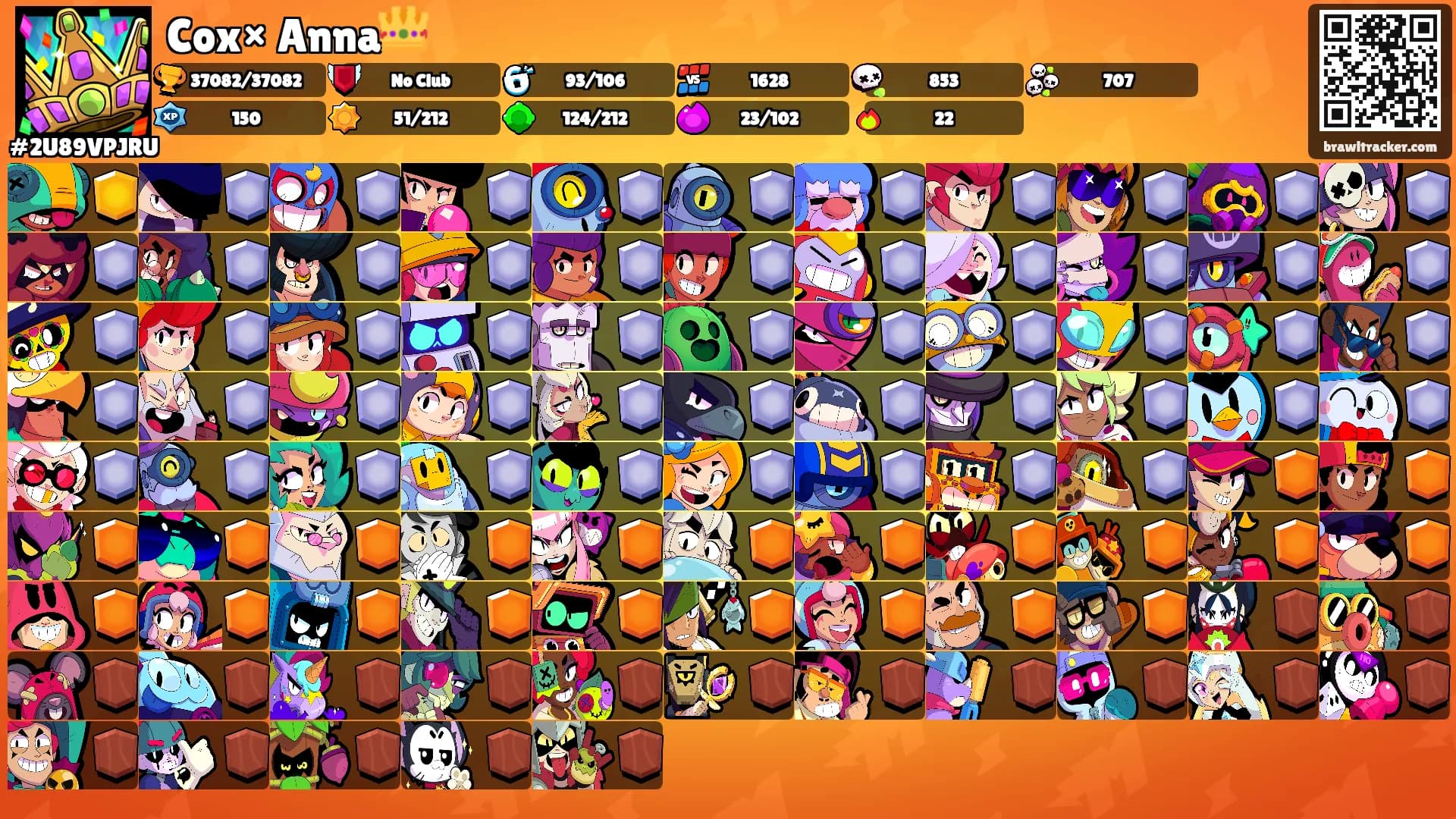 Cox× Anna👑's Ranks