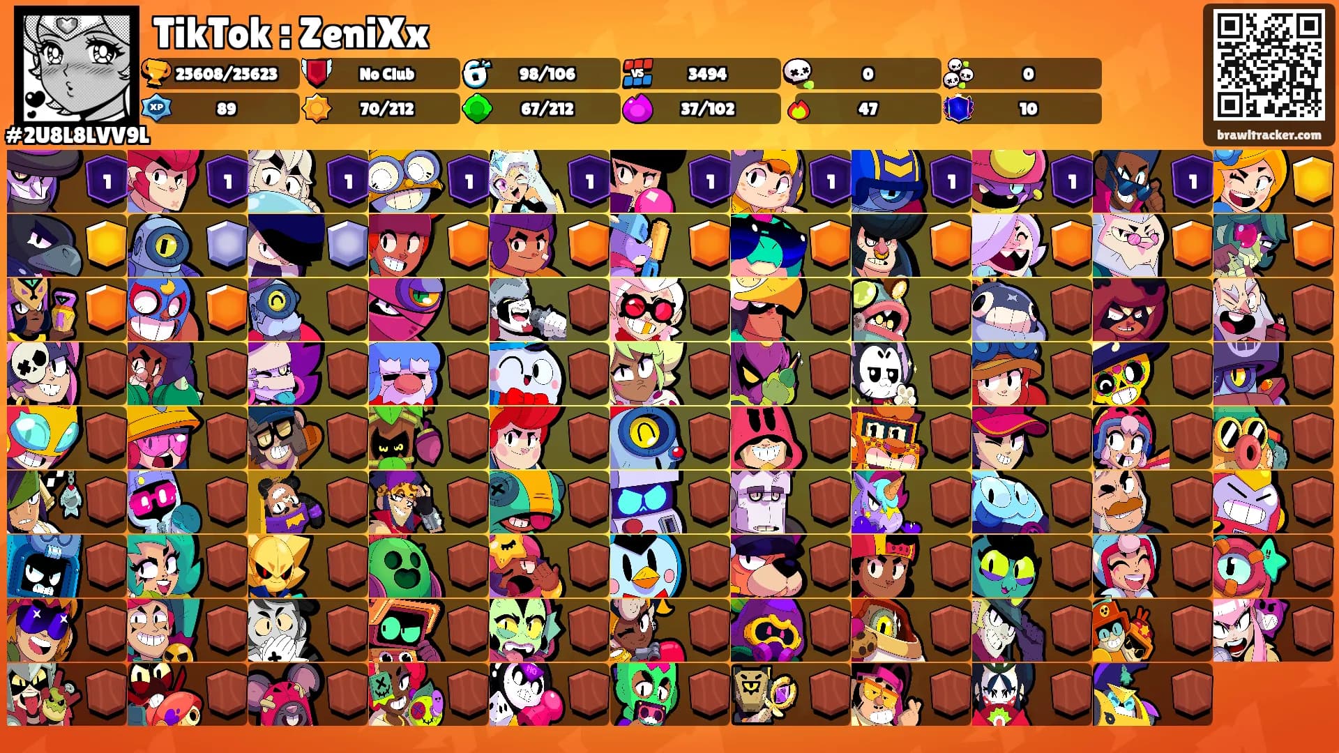 TikTok : ZeniXx's Ranks