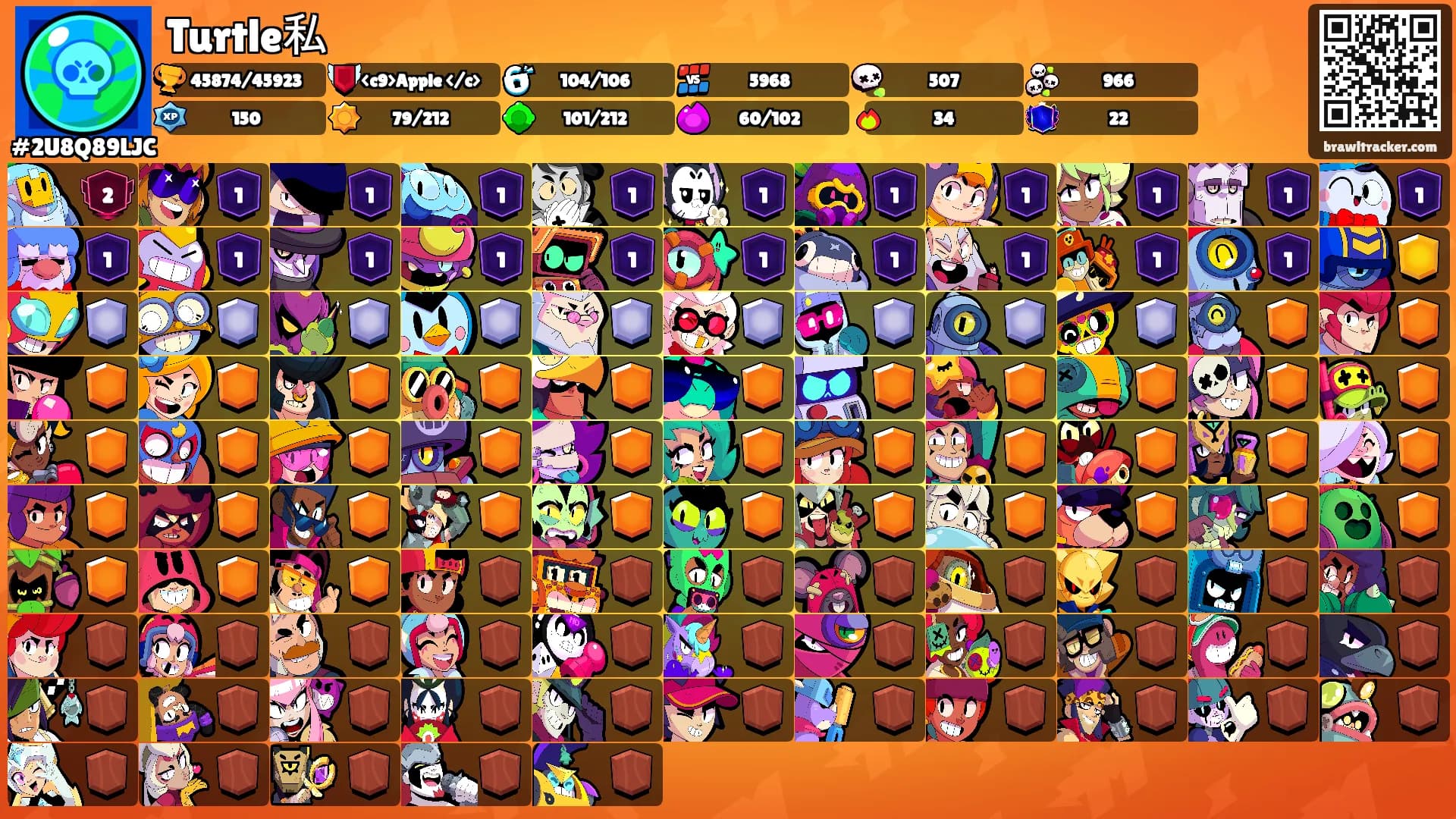 Turtle私's Ranks