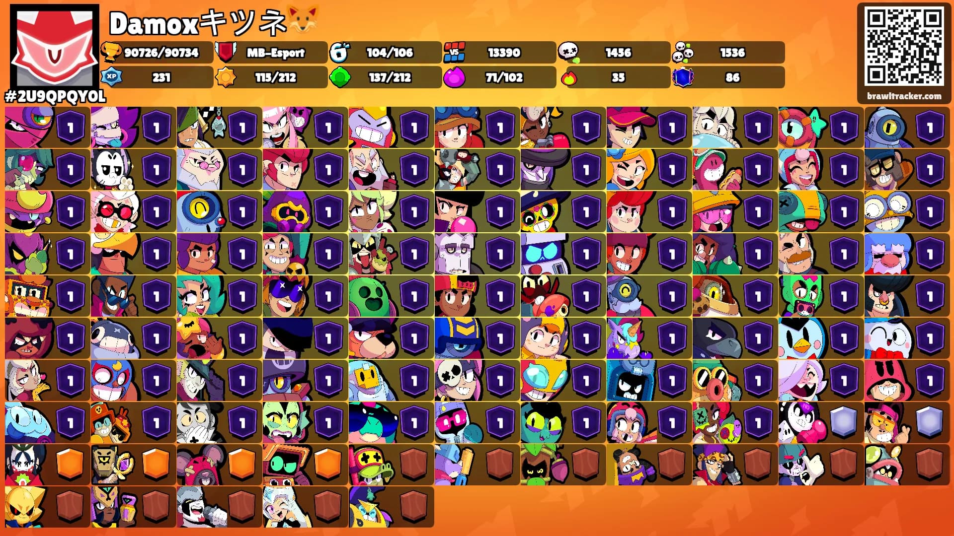 Damoxキツネ🦊's Ranks