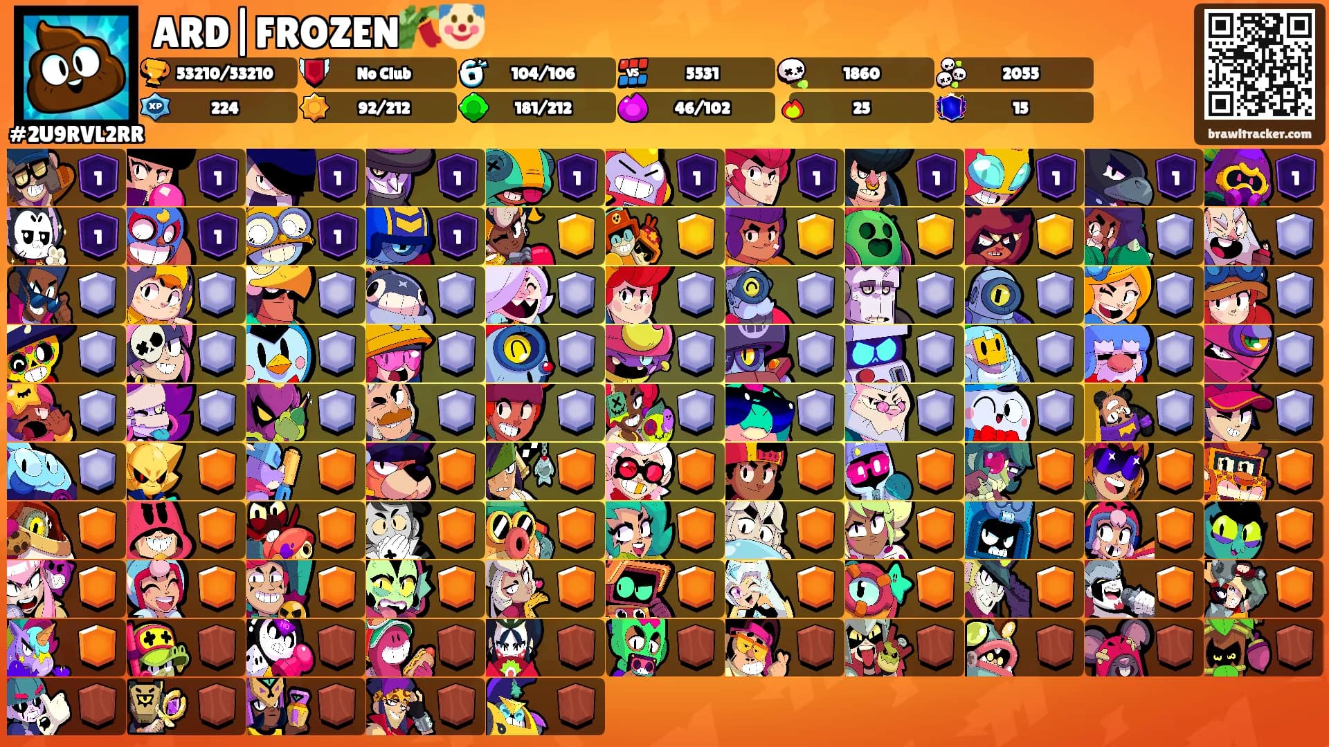 ARD|FROZEN🎋🤡's Ranks