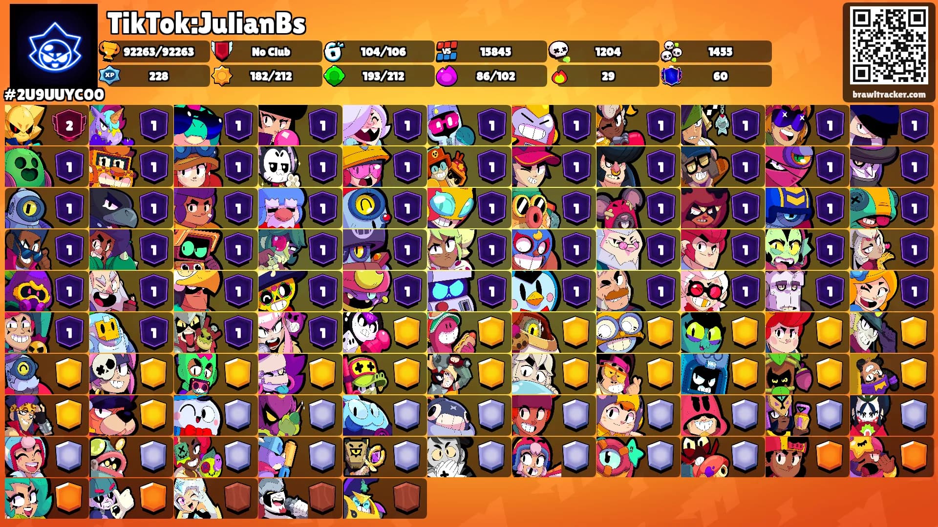 TikTok:JulianBs's Ranks
